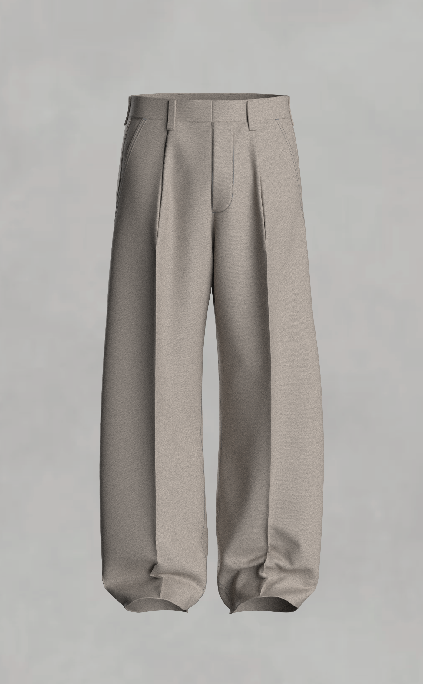 ULTRA BAGGY PLEATED TROUSER