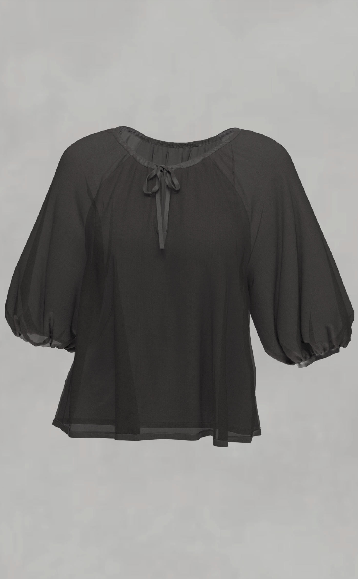 RAGLAN-SLEEVE BLOUSE
