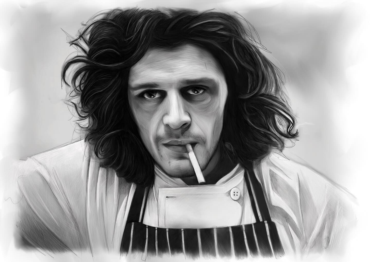 Marco Pierre White.. 

@marcopierrewhit 

The man who inspired a generation of chefs. 

The book that everyone owed. 

A pencil and Ink drawing .. available in 3 sizes and with the option to include the brilliant quote that starts &hellip;&rdquo; if 
