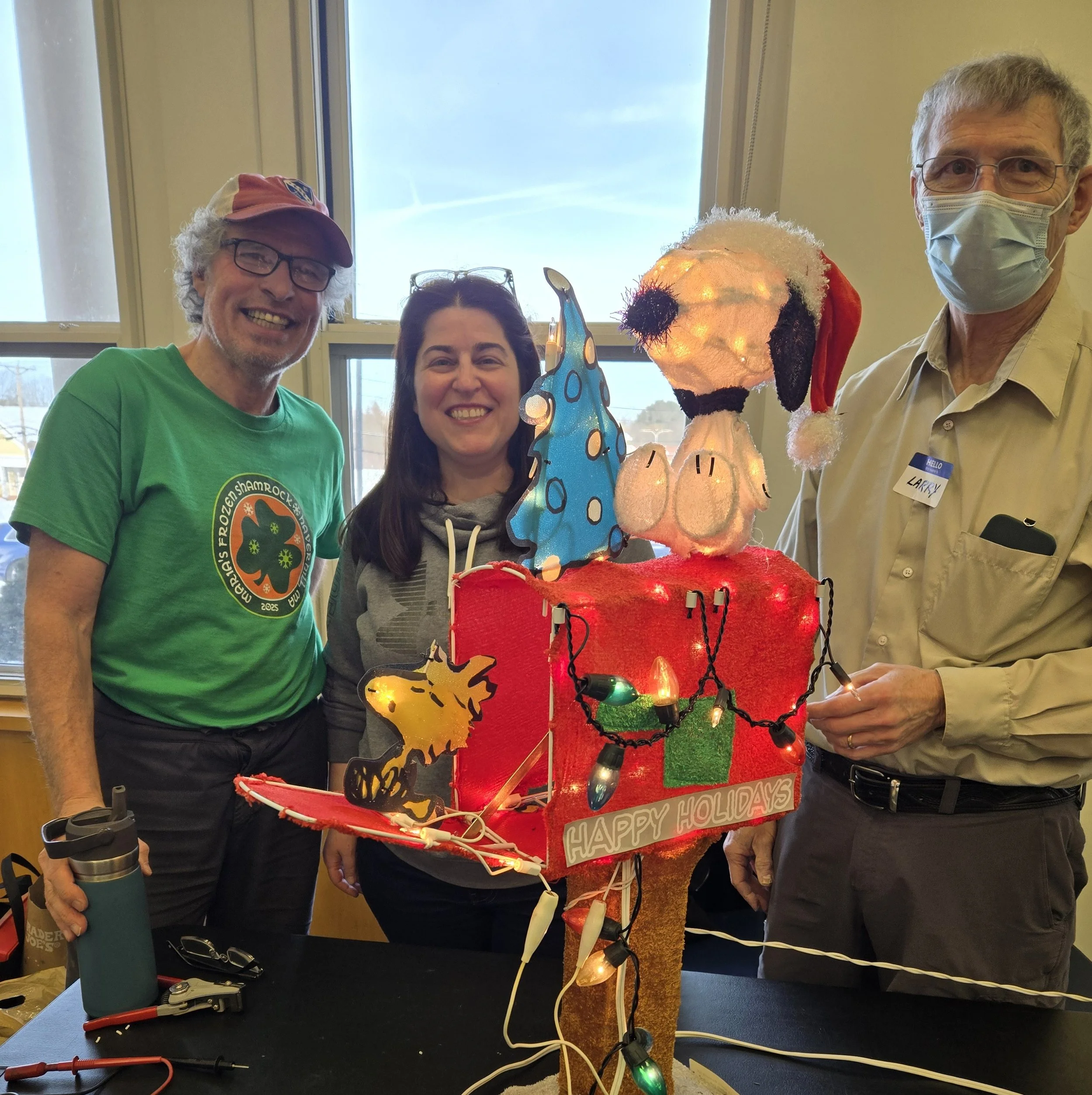 Snoopy and Woodstock holiday decoration