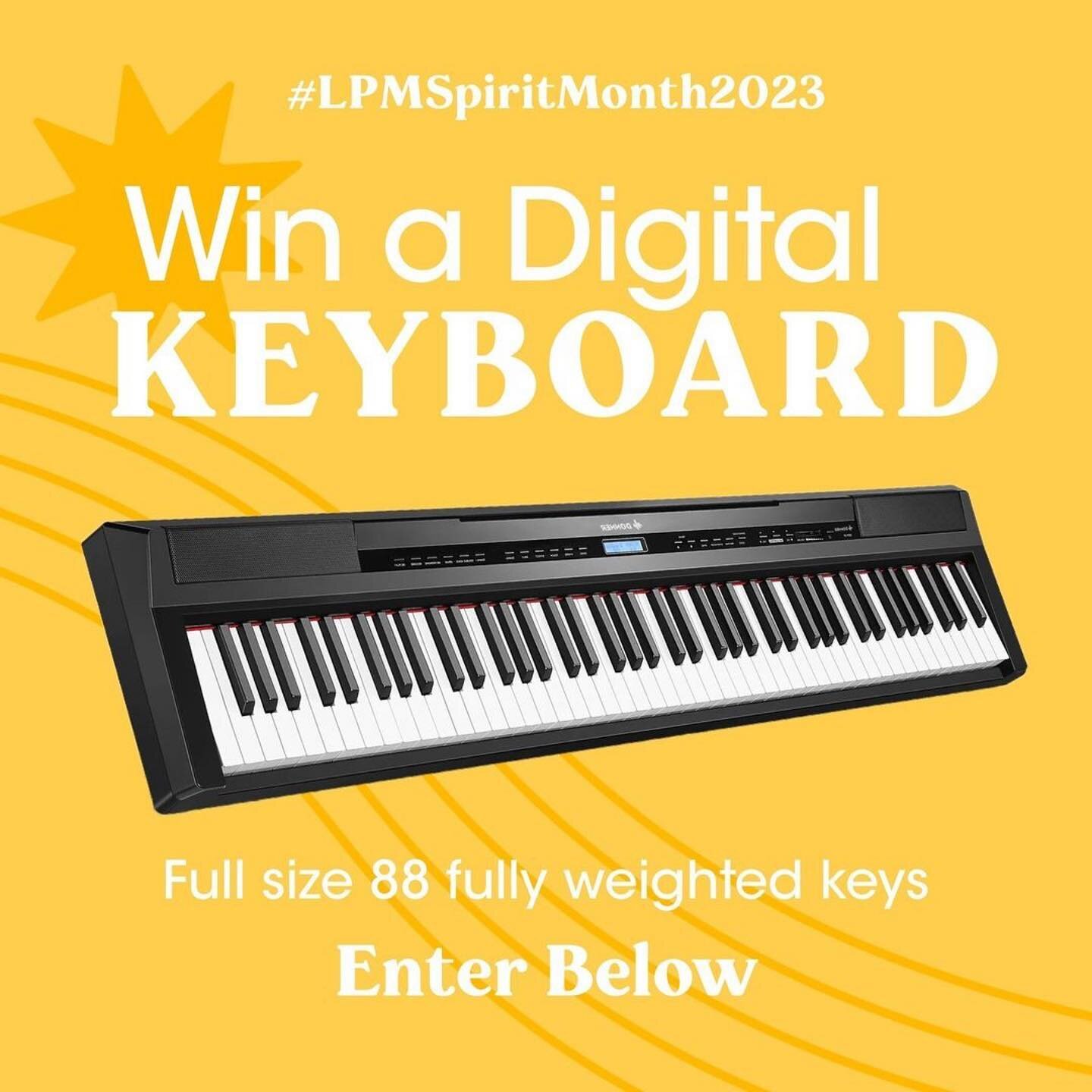#Repost @letsplaymusic_official
・・・
We are so excited for our final giveaway of Spirit Month, a brand new, full size, 88 key digital keyboard! 

Here are your requirements to enter:

1️⃣Like this post

2️⃣Tag at least 3 friends below 
(more friends =