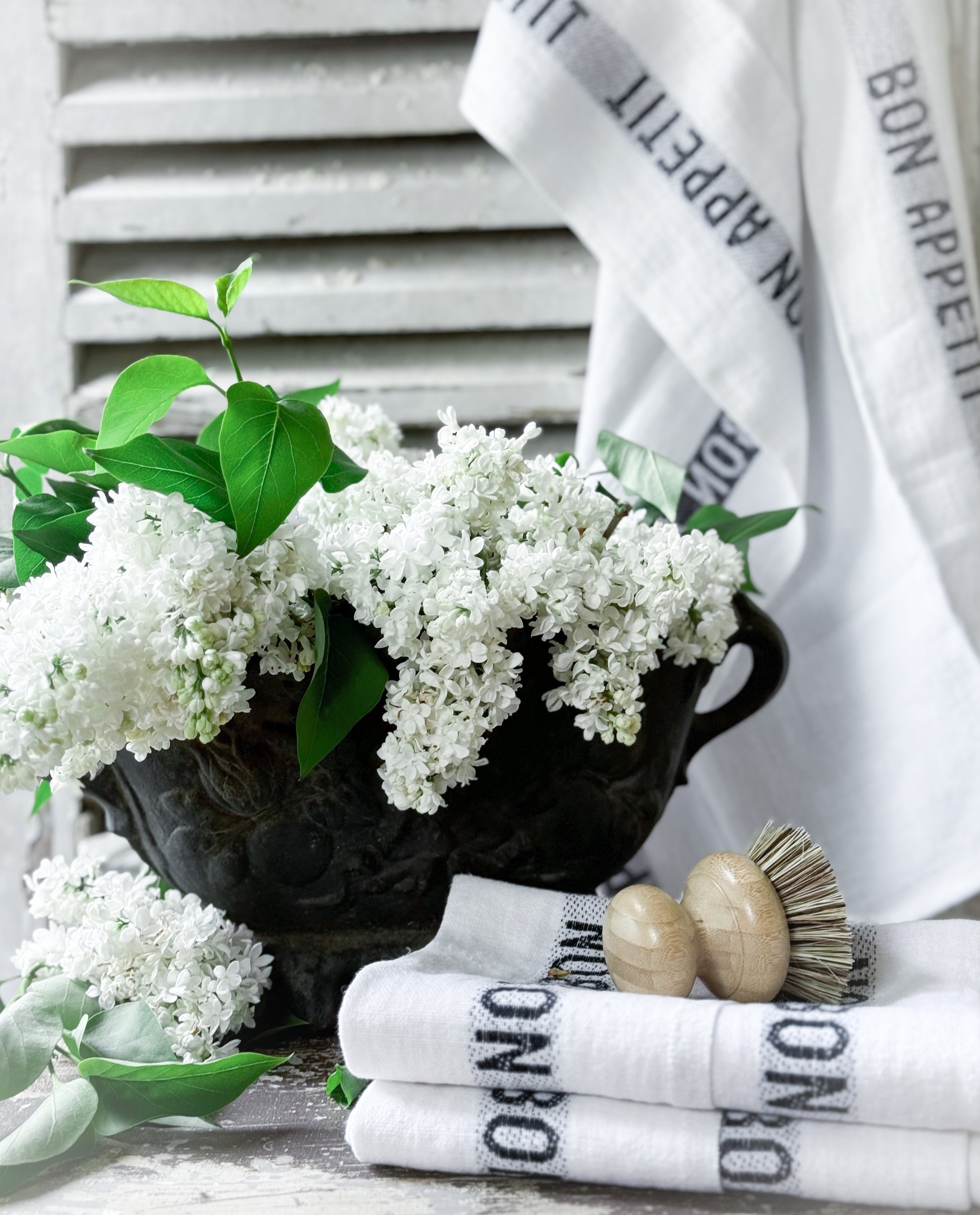 French Linen Bon Appetit Towel