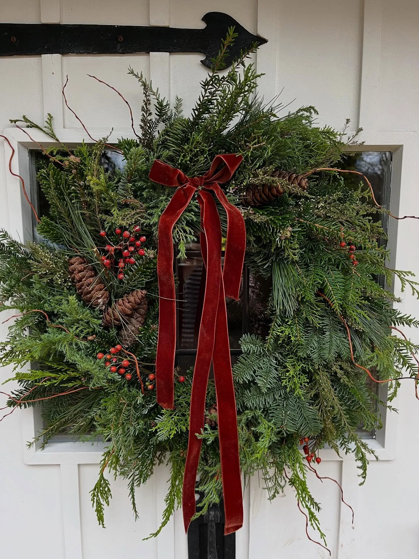 Or wreath workshop @theguninnkeyhaven is fully booked so we&rsquo;re looking to add an additional evening date. 3rd December 5.30 do get in touch if you&rsquo;re interested. 

#wreaths #wreathworkshop #christmas2026