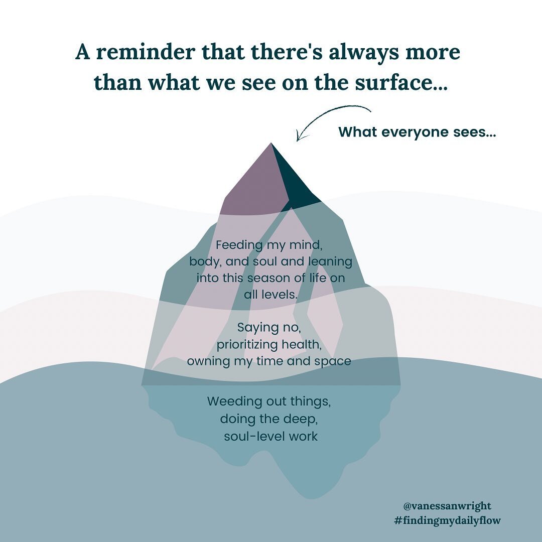 &hellip;.
🦋💜🦋💜

Always look below the surface.

Even if the surface seems super shiny.

I&rsquo;ve yet to meet someone who&rsquo;s entire &ldquo;iceberg&rdquo; is the same from top to bottom.

I&rsquo;ve let myself be tired this week. I&rsquo;ve 