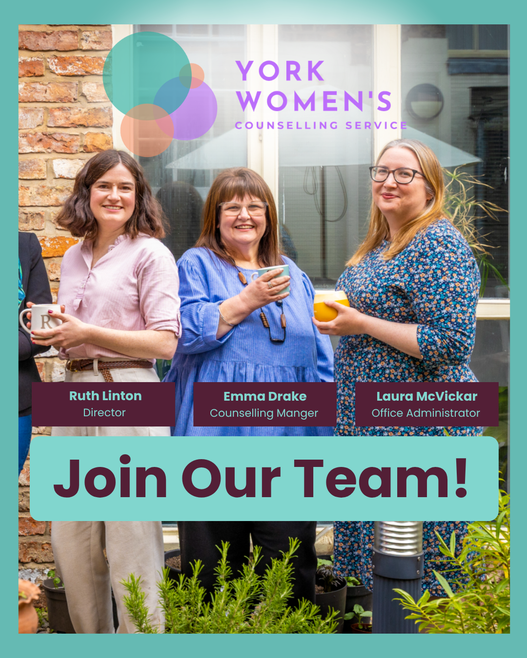 Join Our Team: Counselling Manager (Job Share)