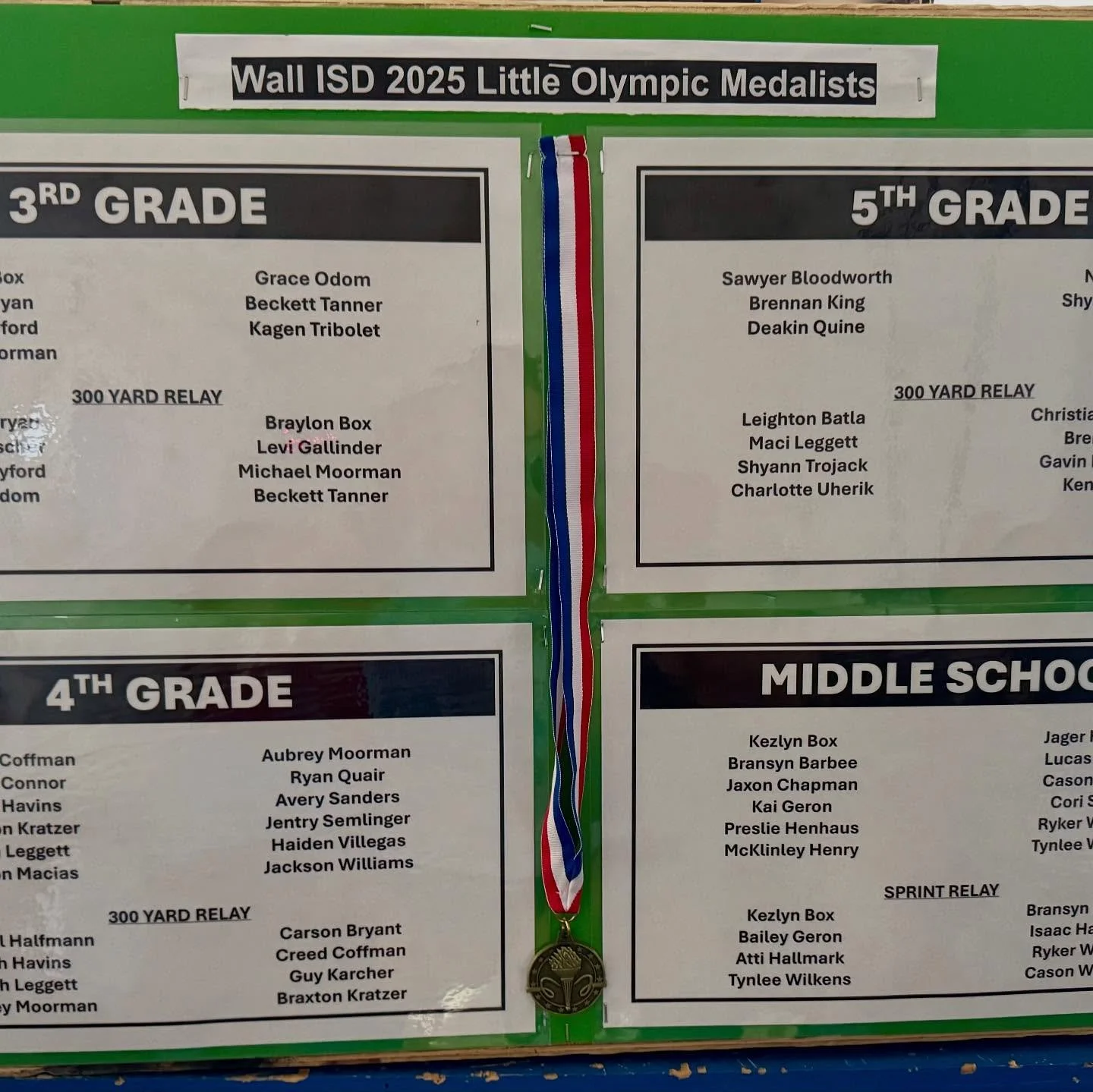 Tomorrow, the San Angelo Kiwanis Club will pay tribute to the 2025 Wall Little Olympic Medalists at the Wall 4th of July Parade. Having sponsored Little Olympics for 83 years, some of these medalists will participate on our float, throwing out candy 
