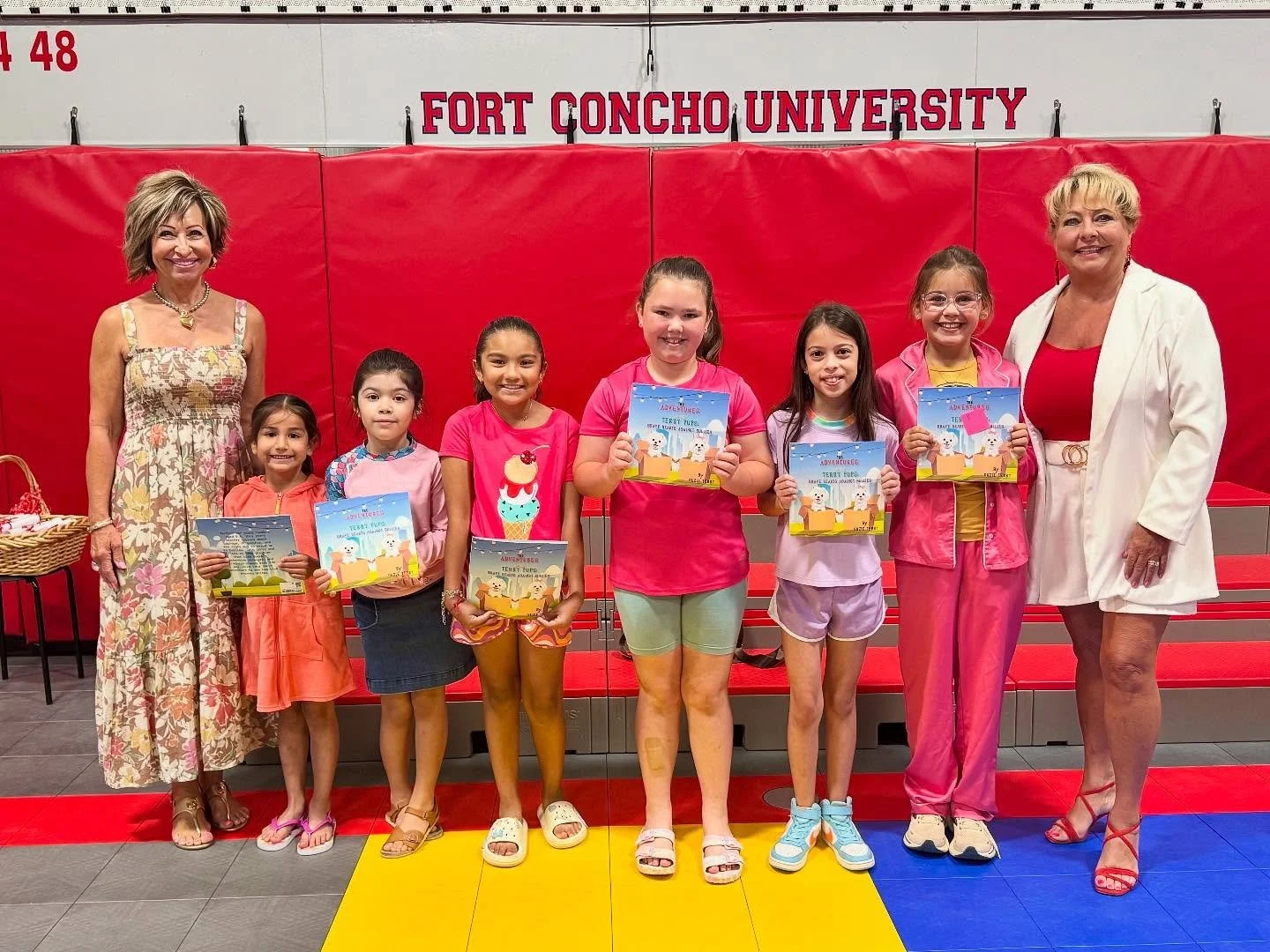 Today, Ruth Wilde and Suzie Terry had the absolute joy of presenting The Adventures of the Terry Pups: Bravehearts Against Bullies to the incredible students at Fort Concho Elementary&mdash;and wow, what a whirlwind of energy, excitement, and pure jo