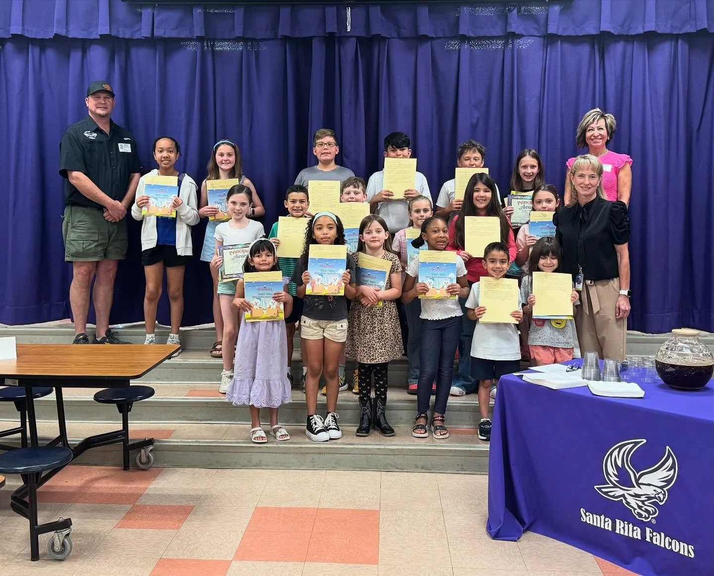 Ruth Wilde, President of San Angelo Kiwanis, and Chris Wood a member of Kiwanis delivered something truly special to the amazing Principal Pals at Santa Rita Elementary&hellip;..a book written by a member of their club&hellip;Suzie Terry&hellip;..&rd