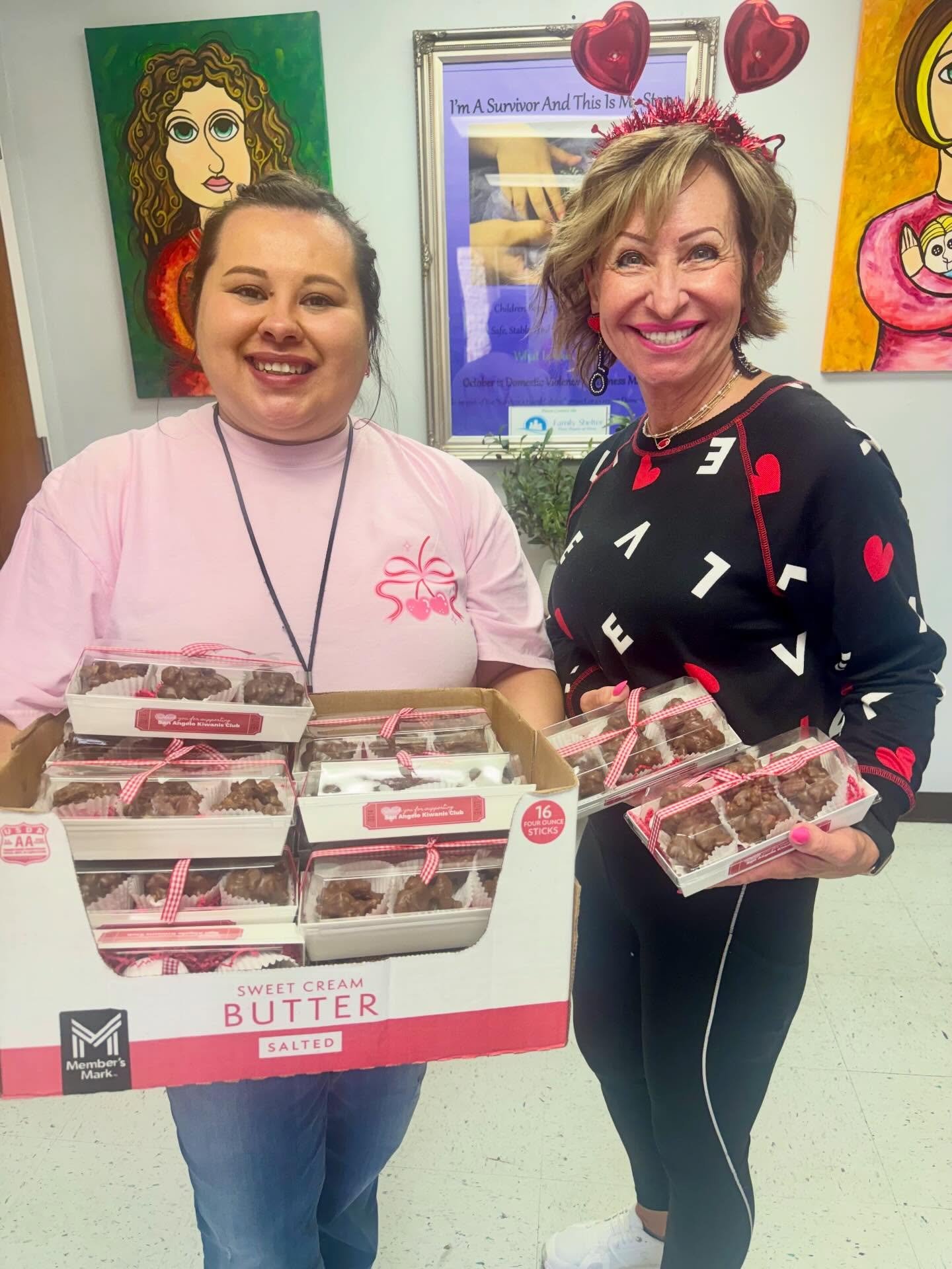 Thanks to some generous and giving customers, the Family Shelter is enjoying some Valentine&rsquo;s goodies today!! ❤️❤️❤️