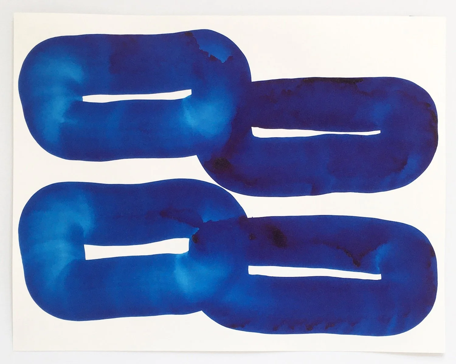 Fernando Colón-González "Siamese Siamese", ink on paper, 18" x 14", 2024, $1,400