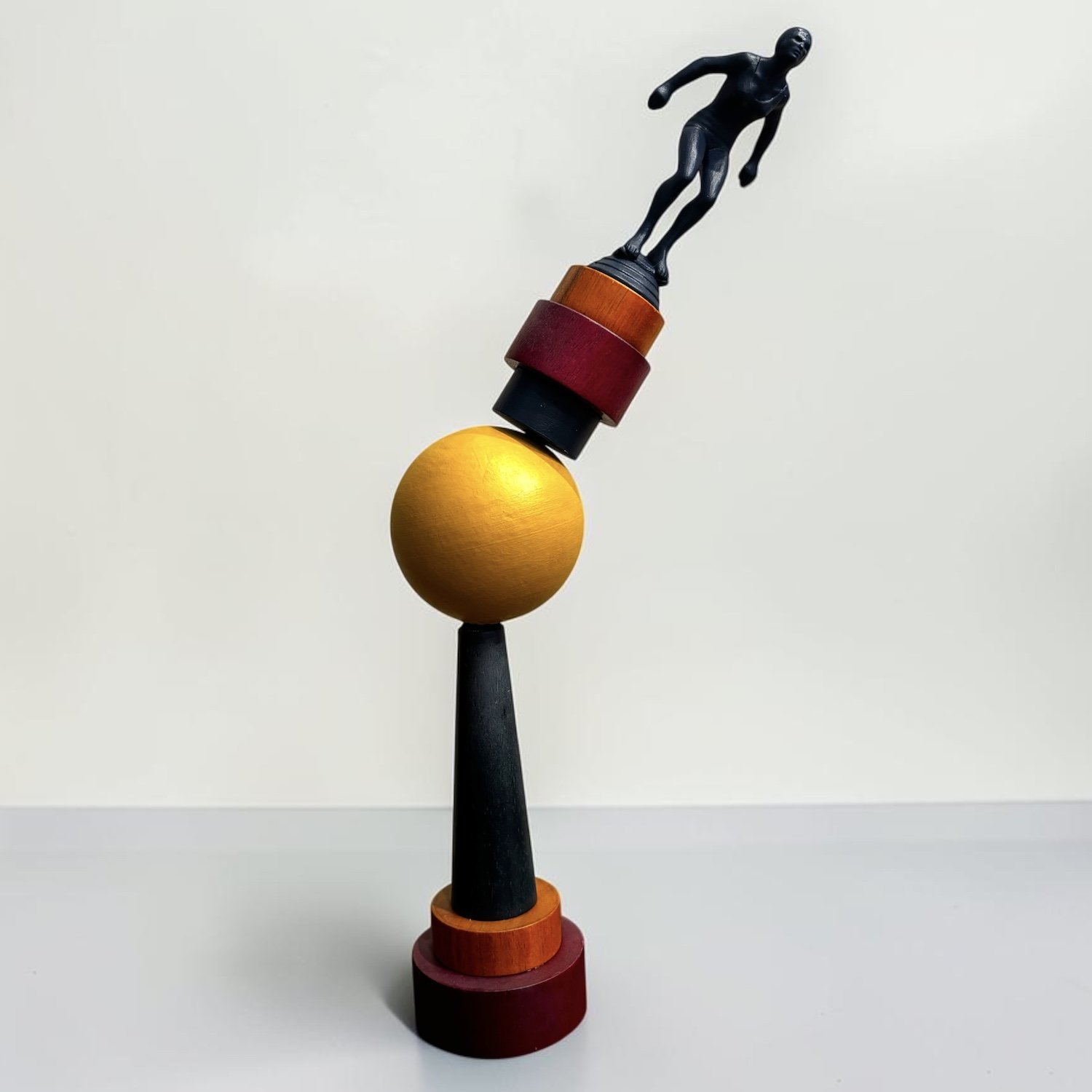 Jenn Wright "first dive", assemblage, 16" x 4" x 4", 2026, $400