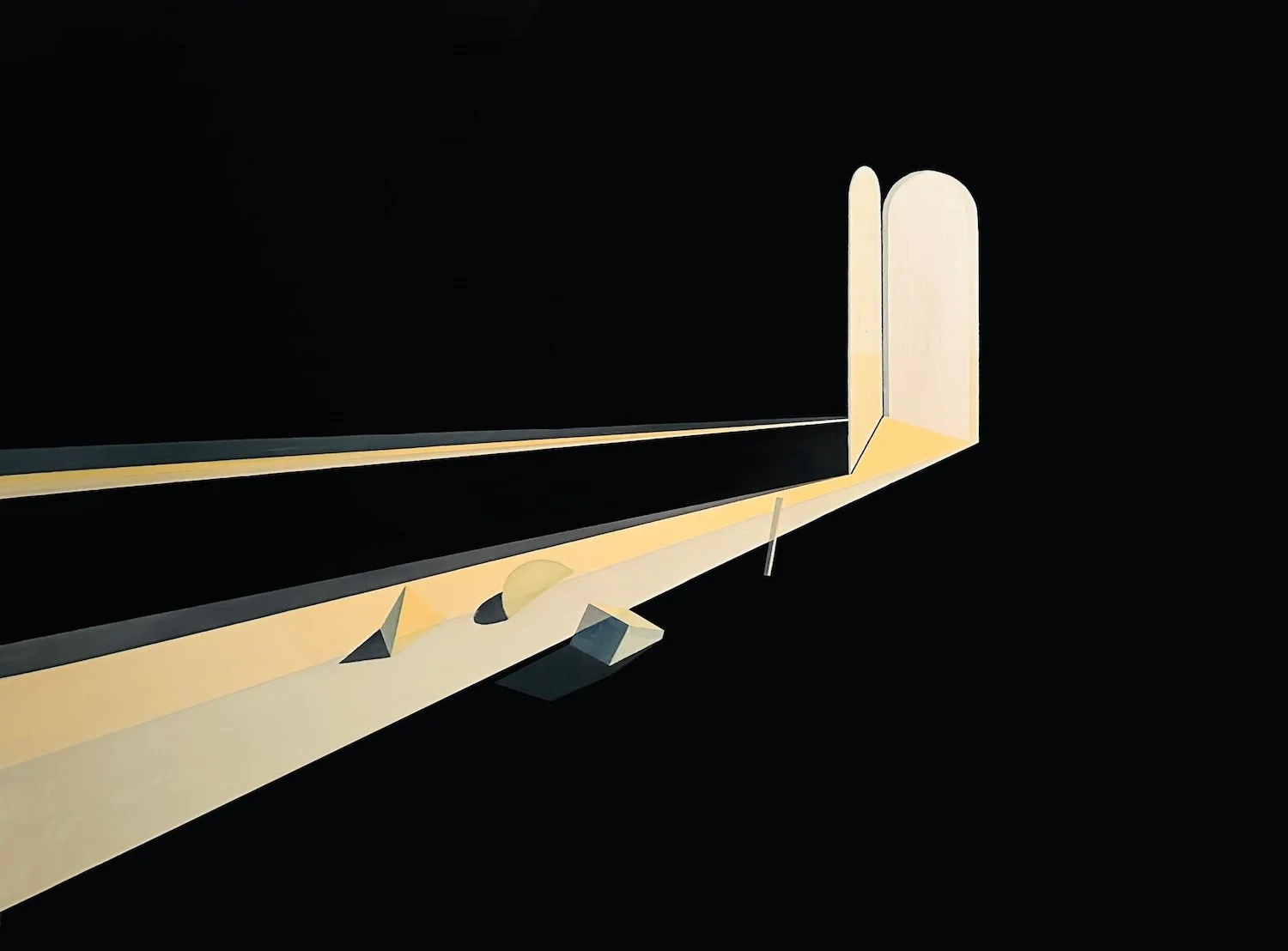 Xinyi Liu "Light from Within", oil on canvas, 48" x 36", 2023, NFS