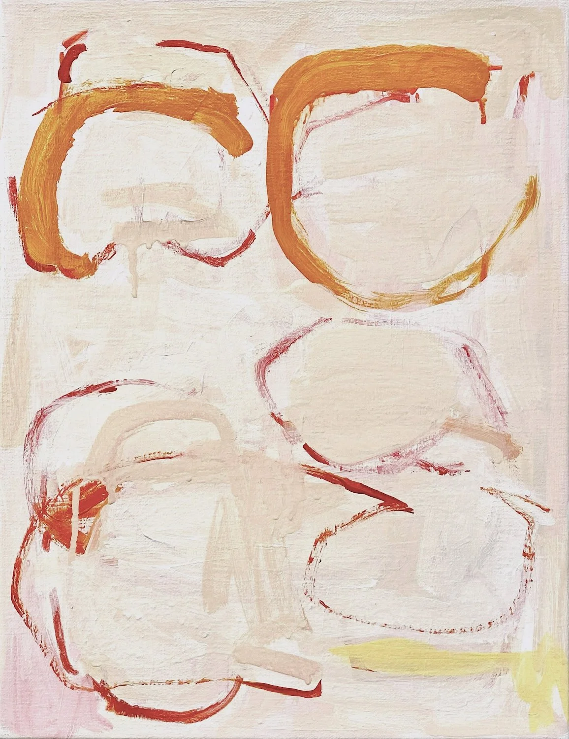 Laura Basterra-Sanz "Until the Sun Sets", acrylic on canvas, 16" x 12", 2022, $1,200