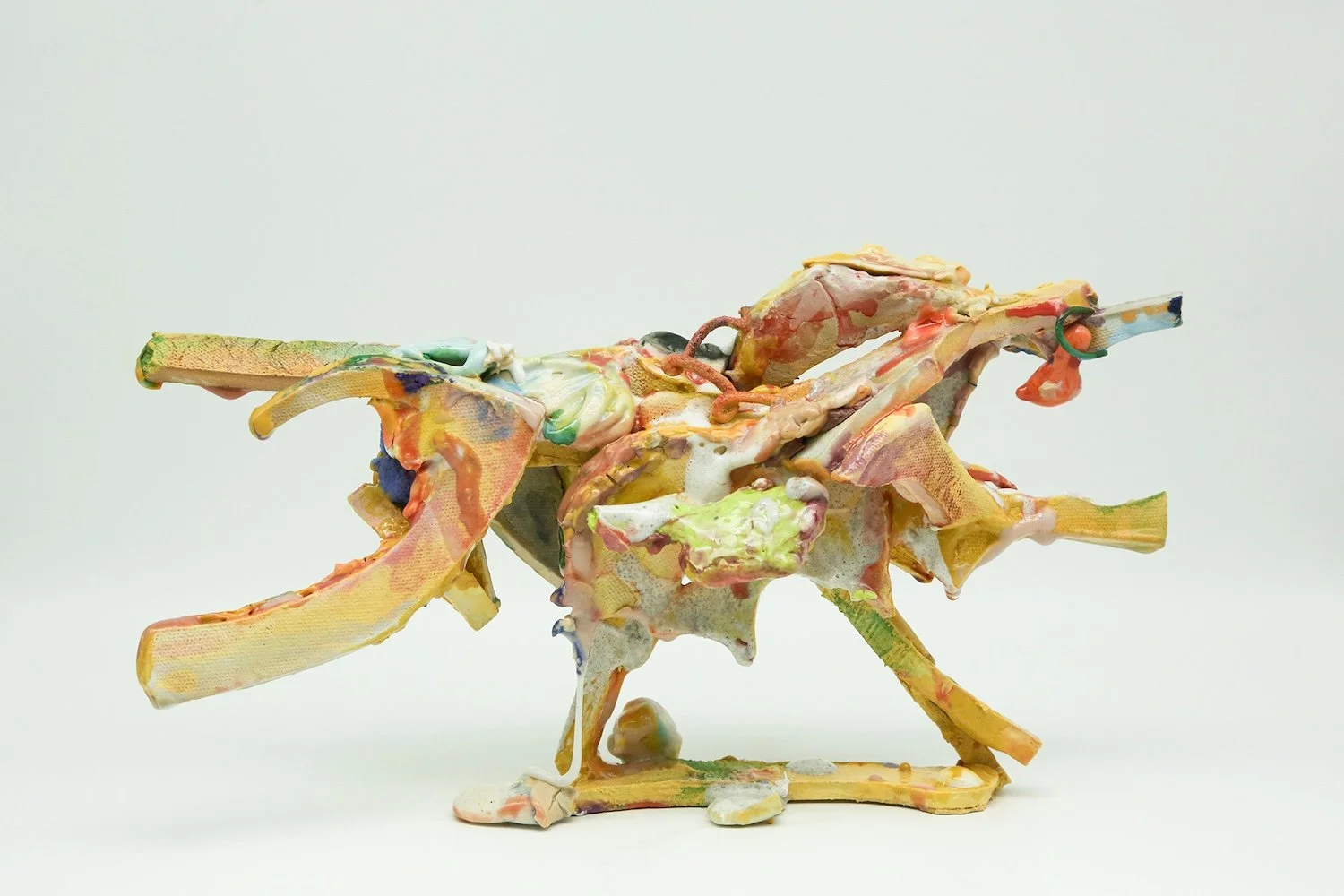 Seowoo Choi “H2”, clay, glaze, 12" x 4” x 7”, 2026, $450 
