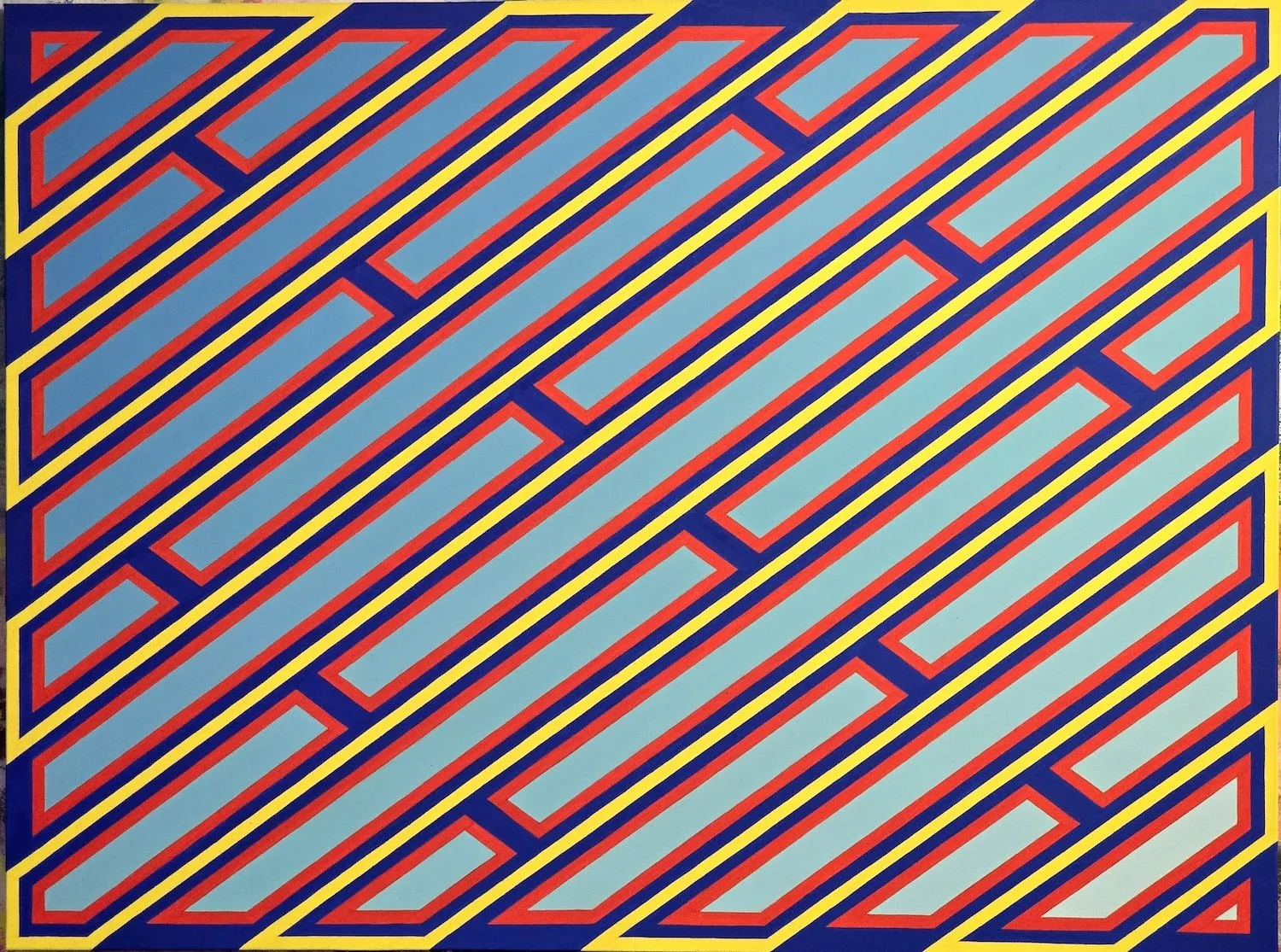 Nathan Lovick  "Powerful Energy 3", oil on canvas, 32" x 48", 2025, $10,000