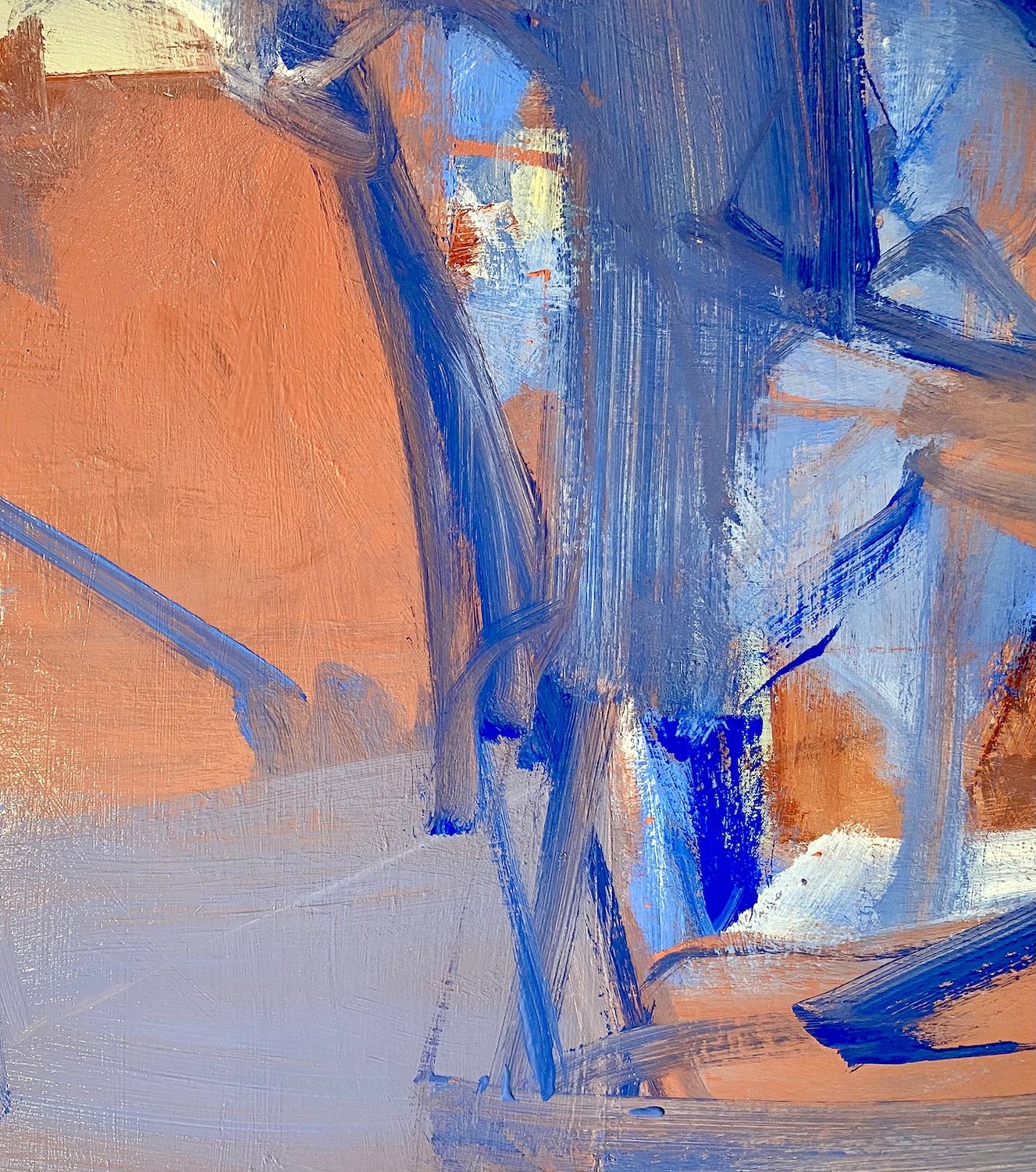 Andranik Aroutiounian “Stormy Hot Summer Day”, oil on canvas, 72" x 68", 2026, $12,000
