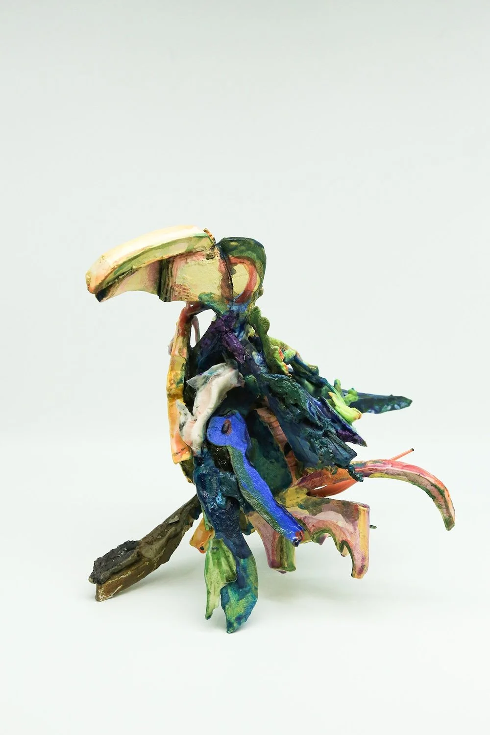 Seowoo Choi “B3”, clay, glaze, 11” x 11” x 11”, 2026, $600 