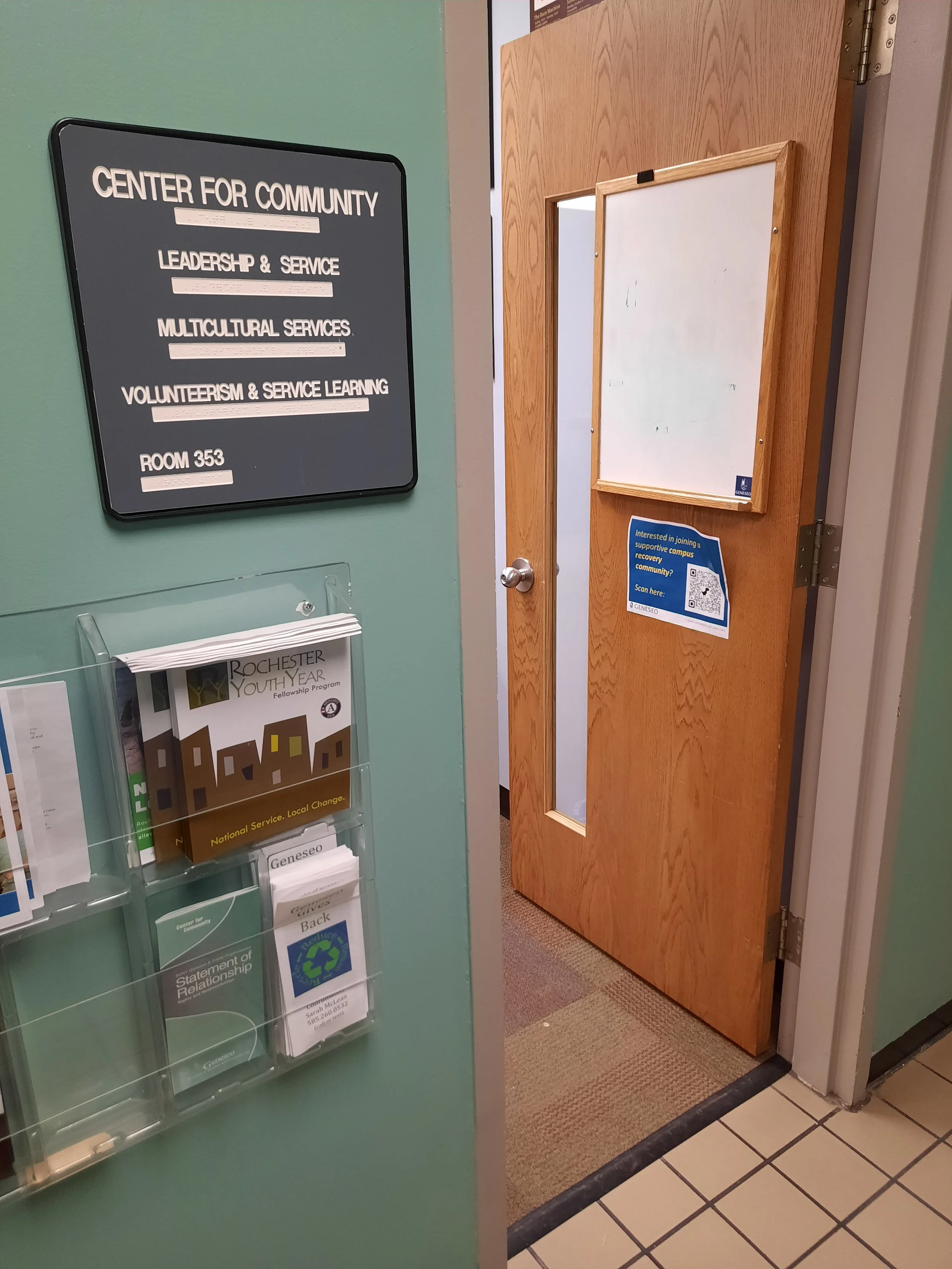 Volunteer opportunities at SUNY Geneseo