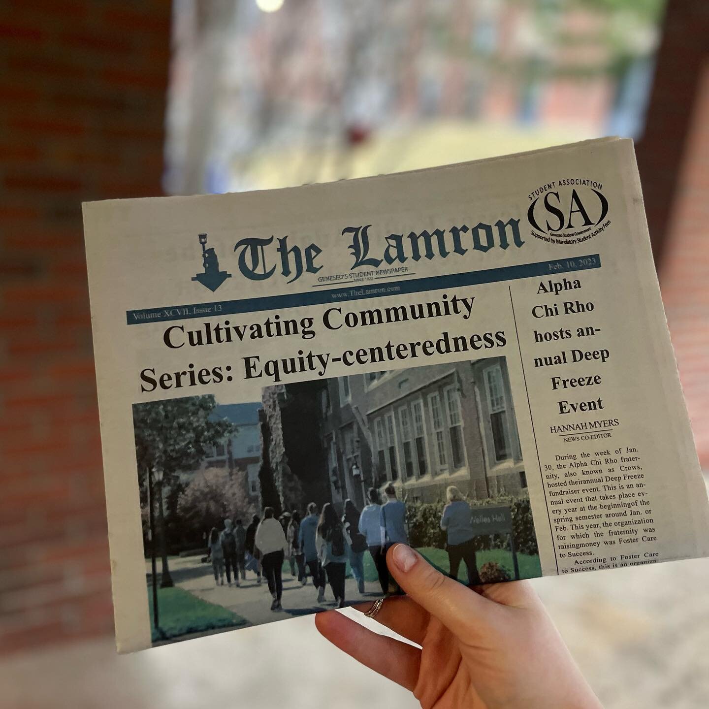 Did you see?! Our first print was released TODAY, get a copy before they run out. They are placed all over campus 😊

Check out the Staff Editorial on the 1619 Project or the Invasion of Privacy of @torbor_the_toe written by Mia Donaldson!! 

There i