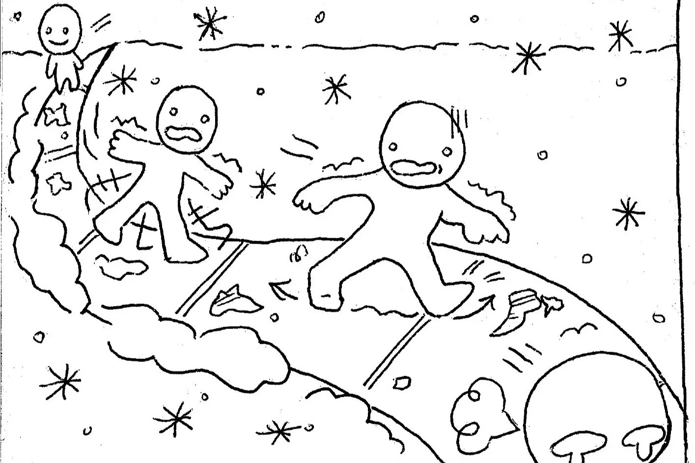 Slip-and-Sliding to Class