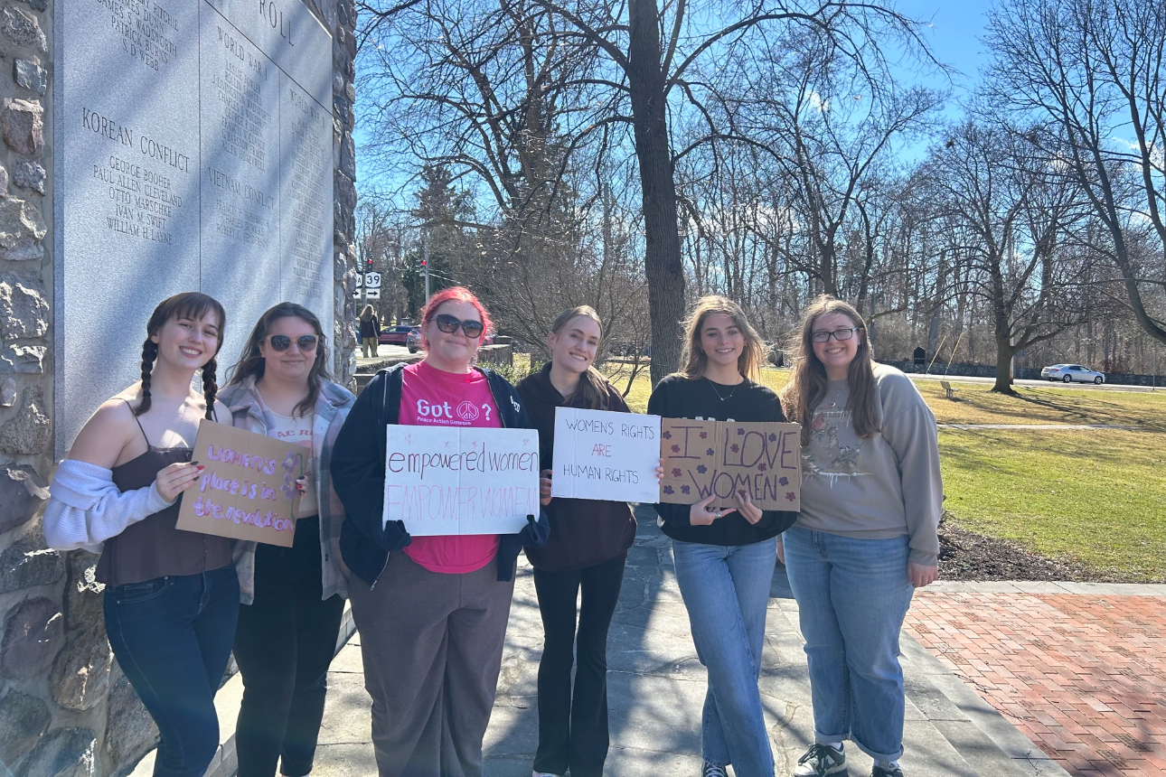 Peace Action Geneseo hosts a Women’s March in honor of International Women’s Day