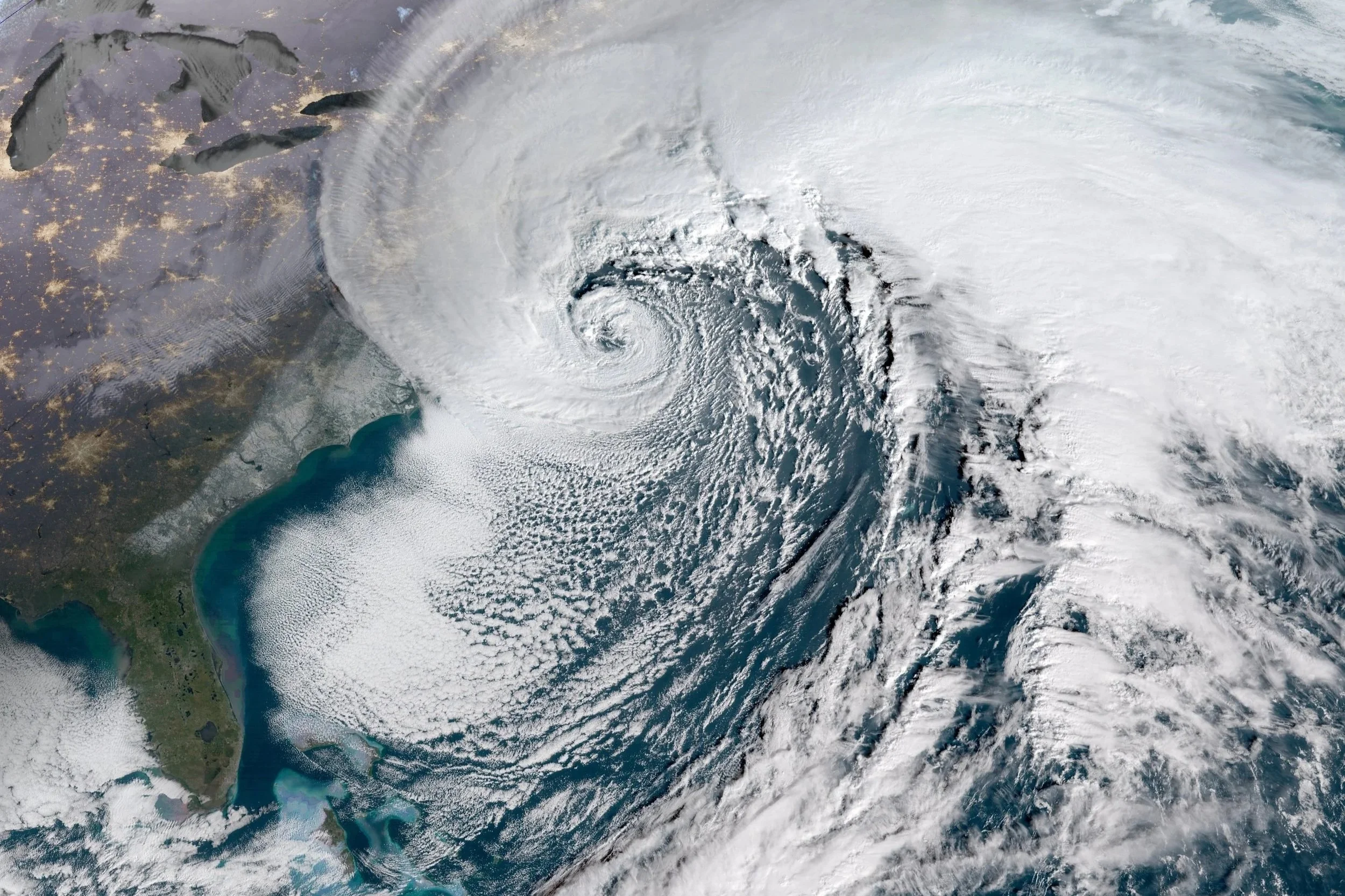 Powerful weather conditions cause massive destruction across the New England area