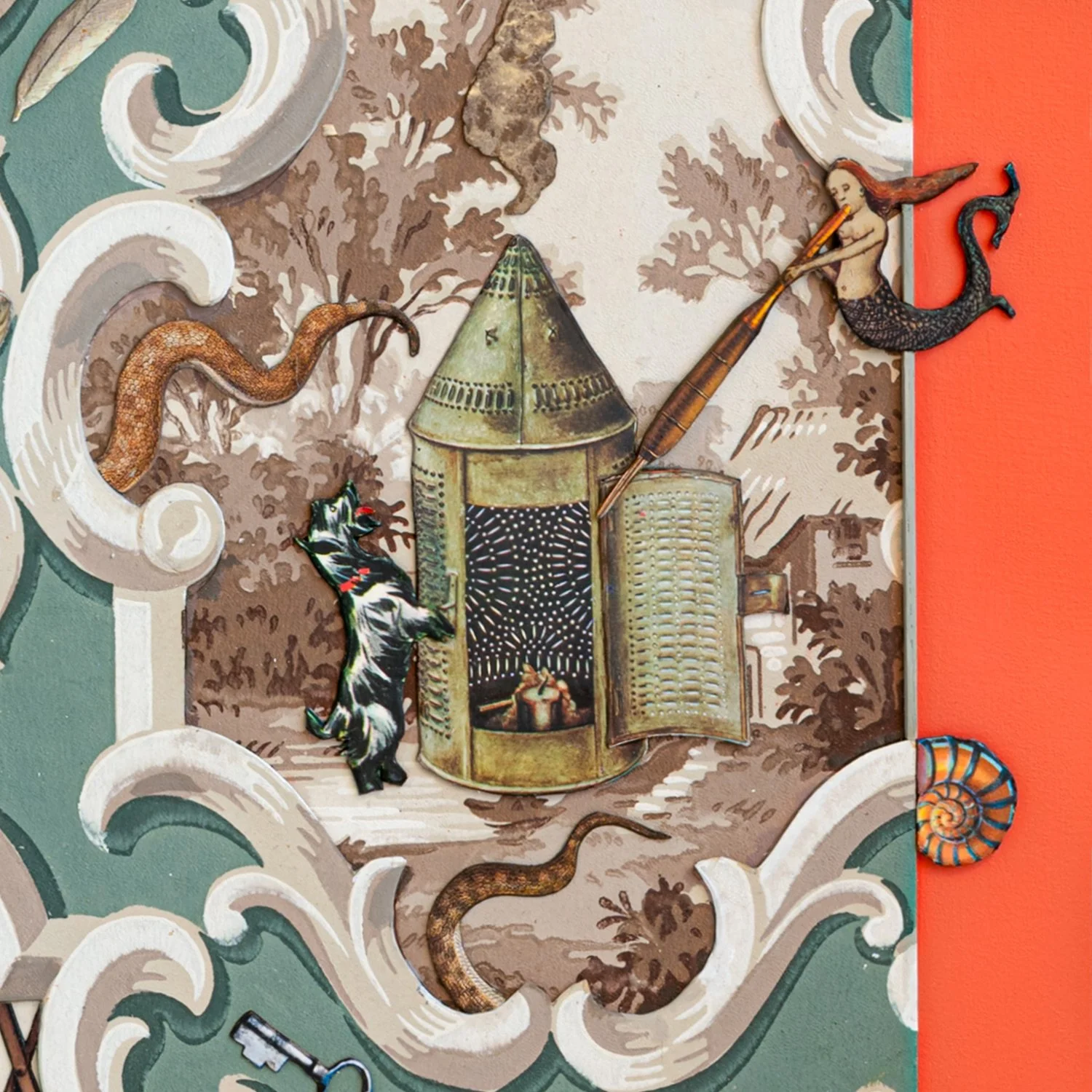 Collage, Process, and the Hunt for Materials