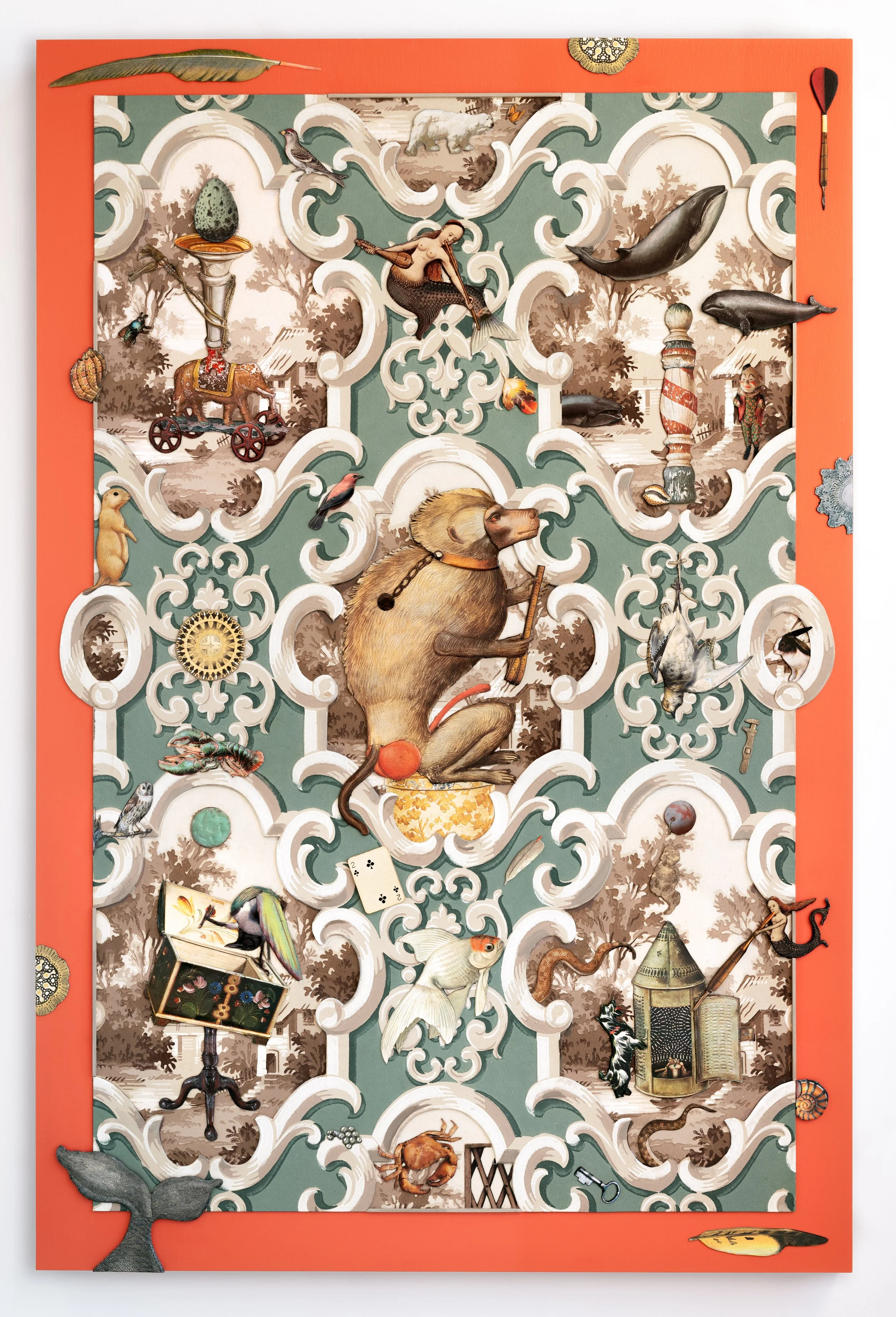 NOT HOME collage by Caroline Golden