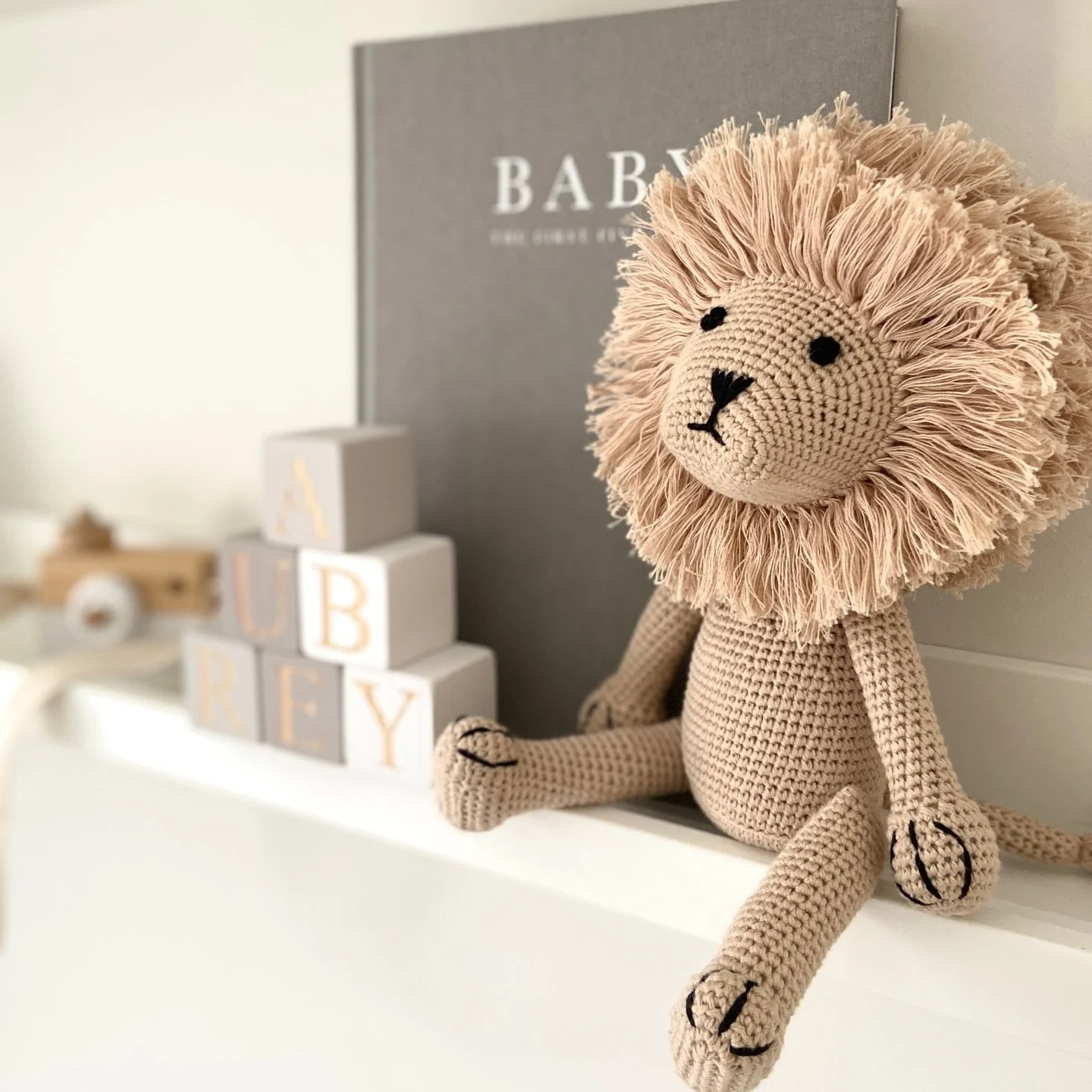 He's back and ready to rule! Lucky the Lion is finally back in stock and I'm over the moon. 💖💫. 
Get your paws on him now!! 🐾🦁

#safari #zooanimal #genderneutral #uniquegift #softtoys
