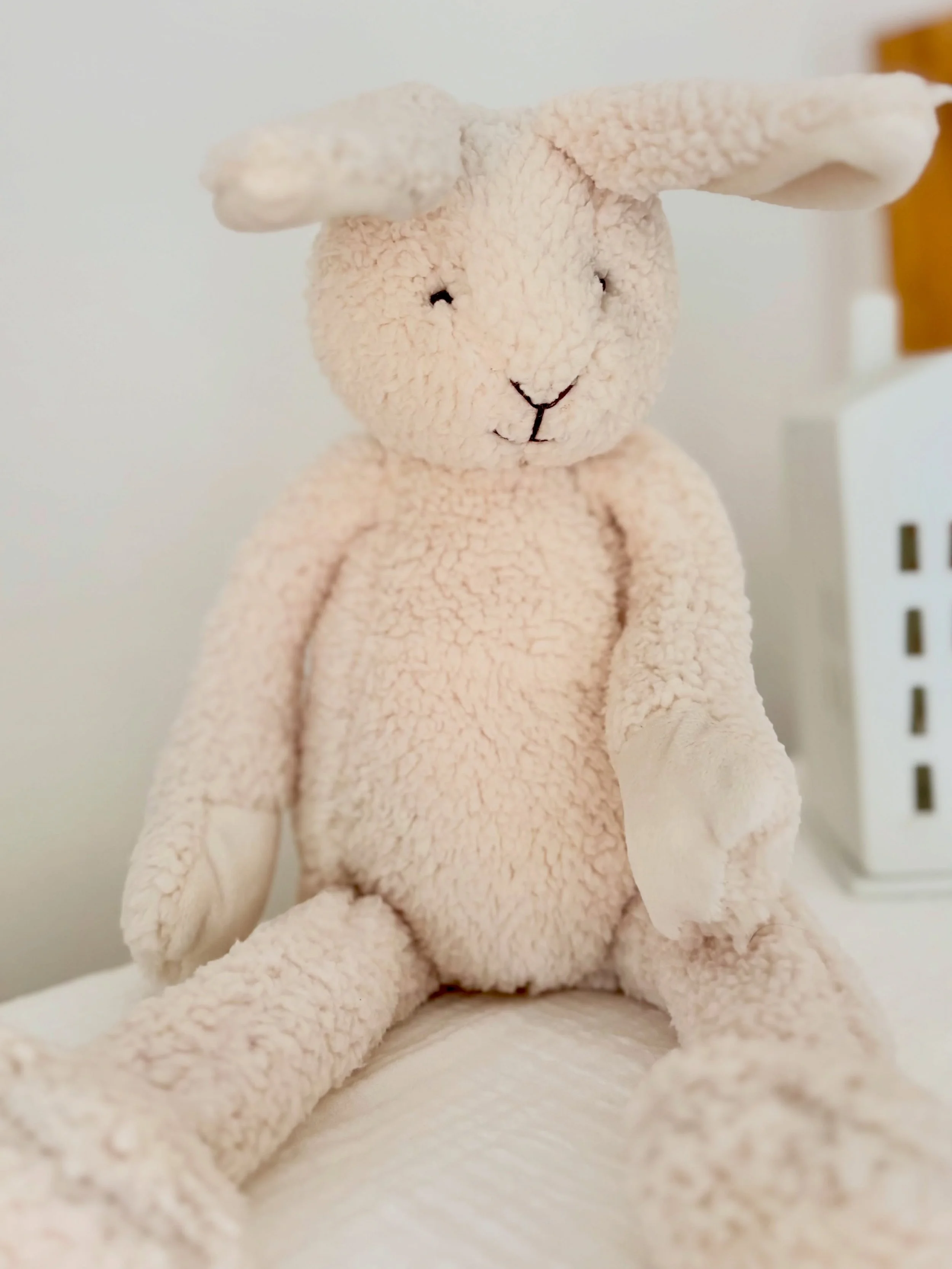 Well what a week at his been! As a family we have certainly hit the ground running since our return from our holiday. George is recovering well and thank you so much for all of your lovely messages 💖 
Here&rsquo;s Bonnie our EMF protection Bunny xx 