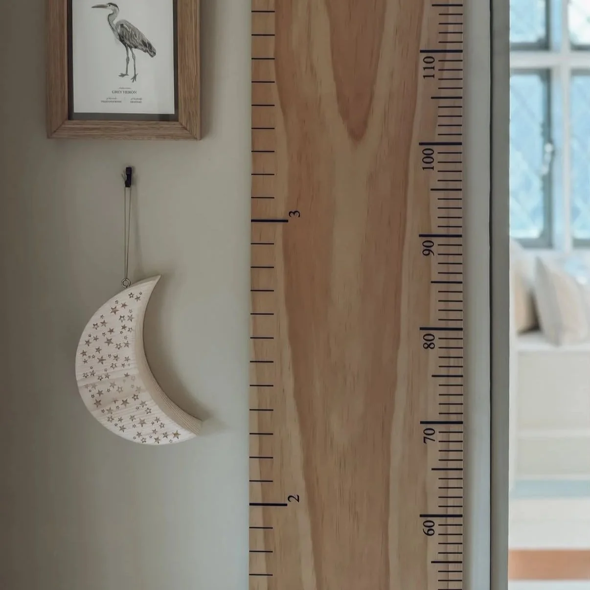 Chunky Wooden Moon Wall Hanging