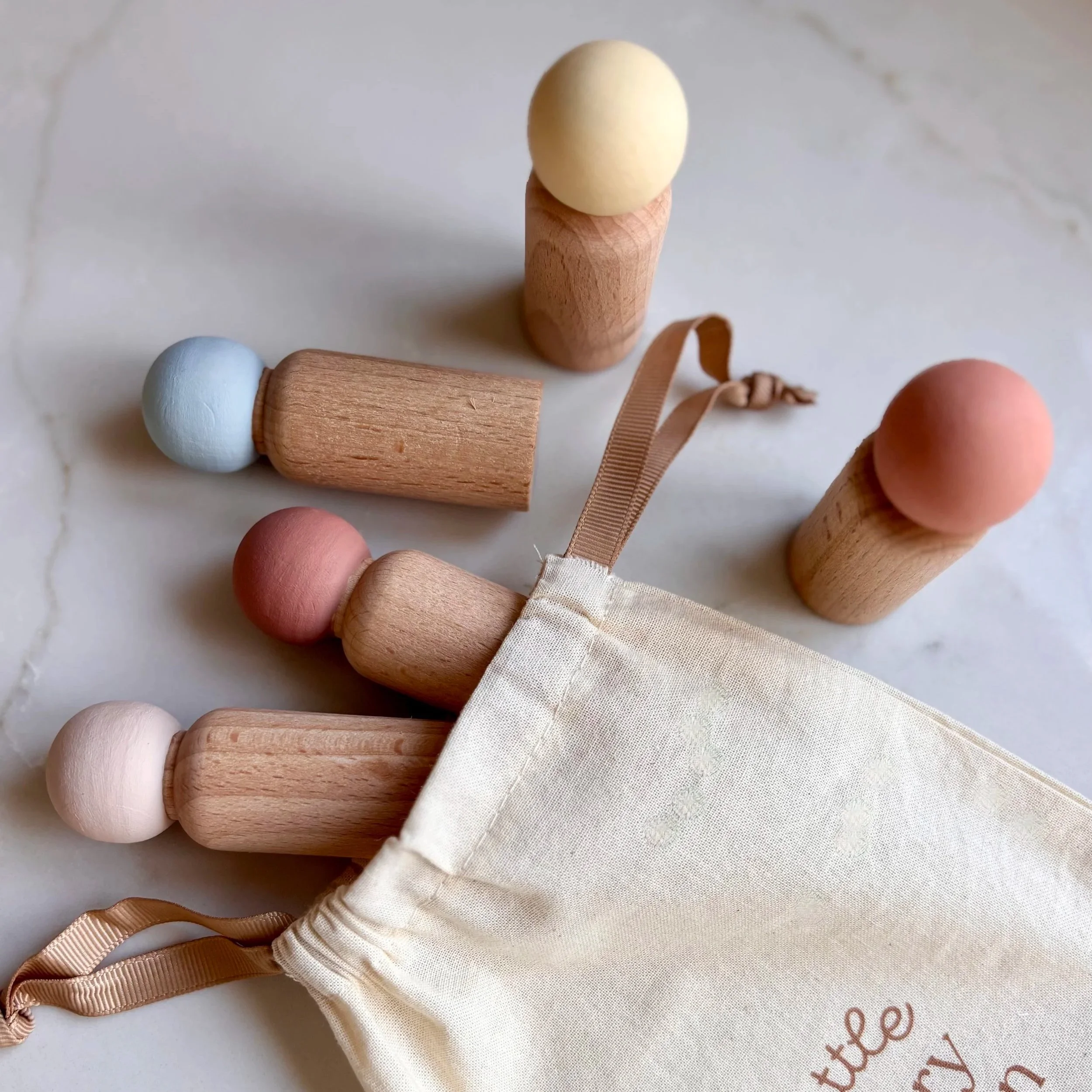 Personalised Wooden Peg Dolls