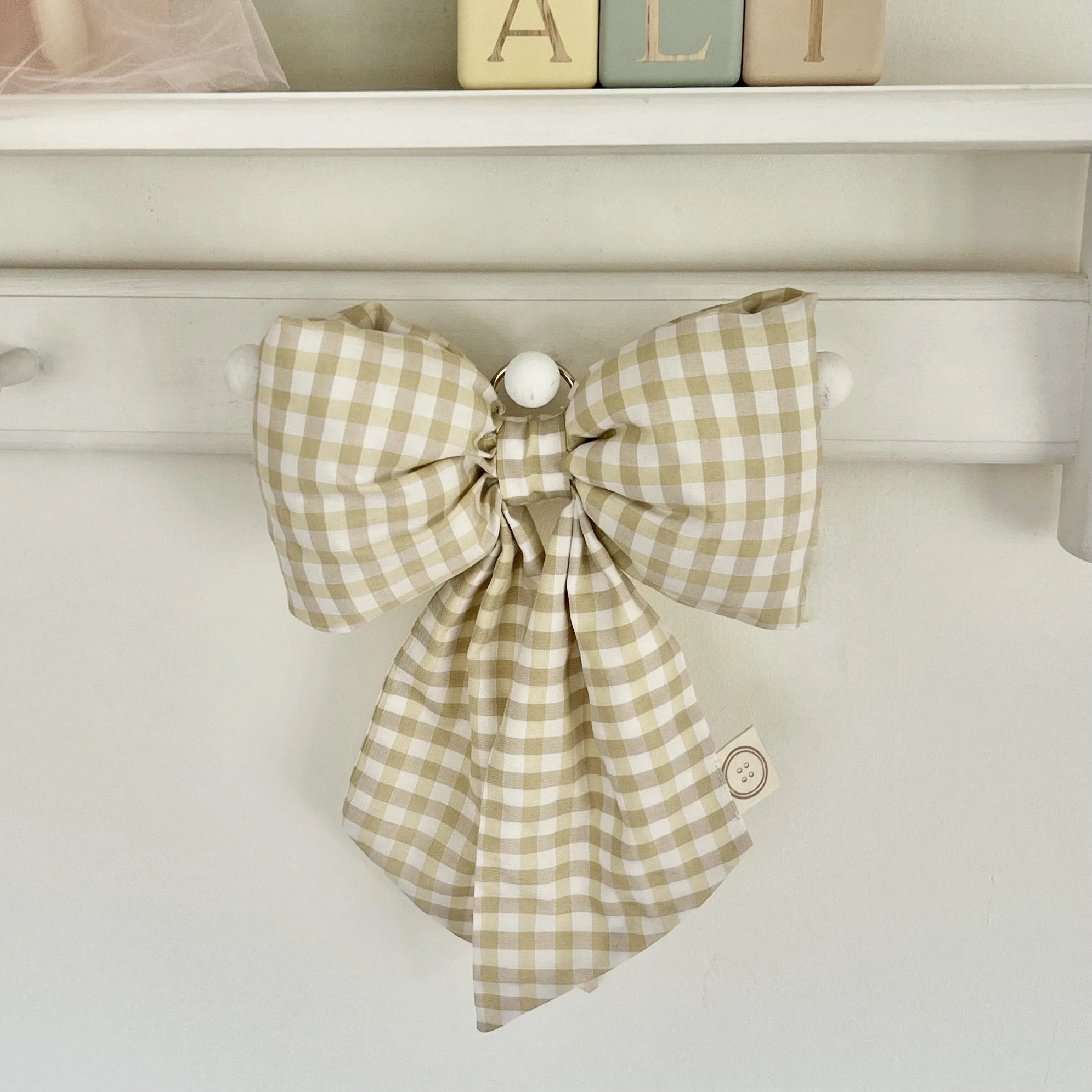 Large Padded Fabric Bows
