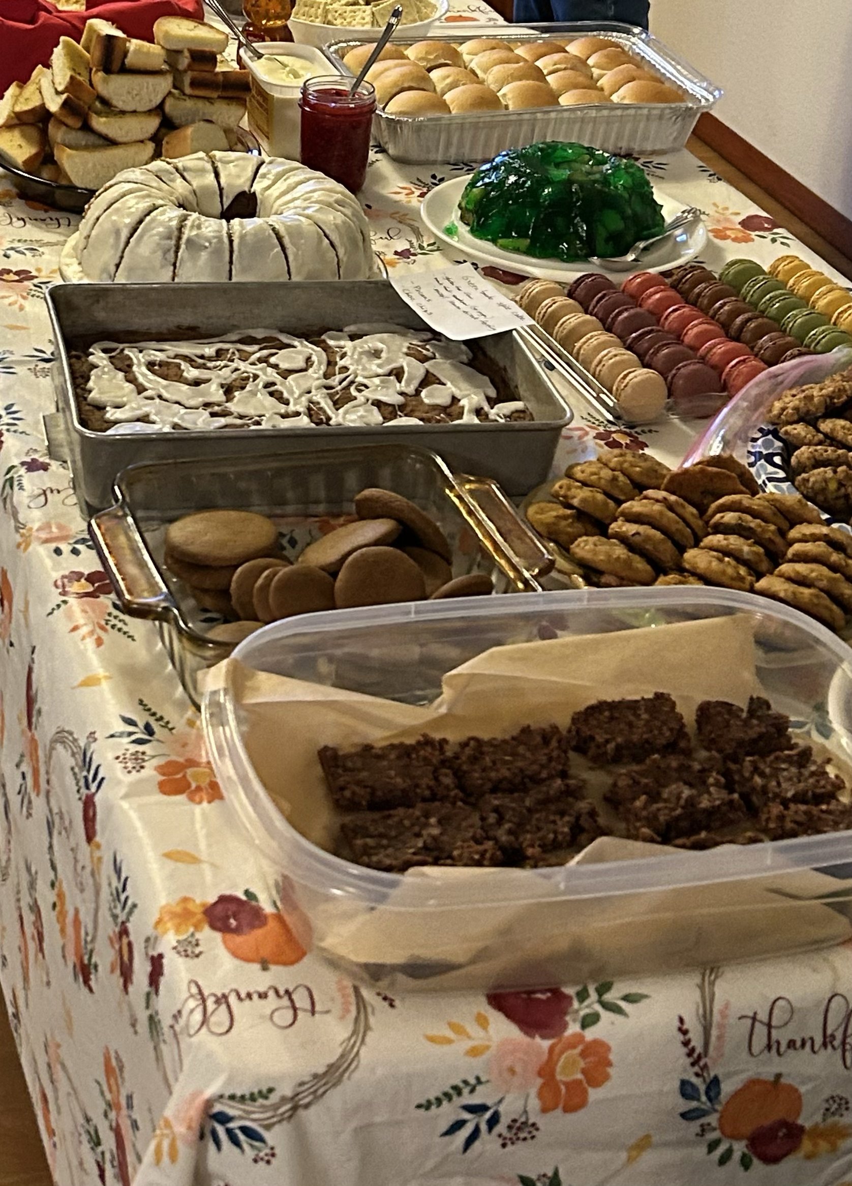 Fall Celebration potluck!
