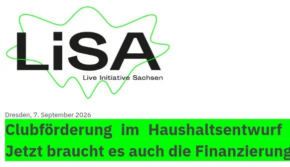 Clubförderung im Haushaltsentwurf verankert – Jetzt braucht es auch die Finanzierung