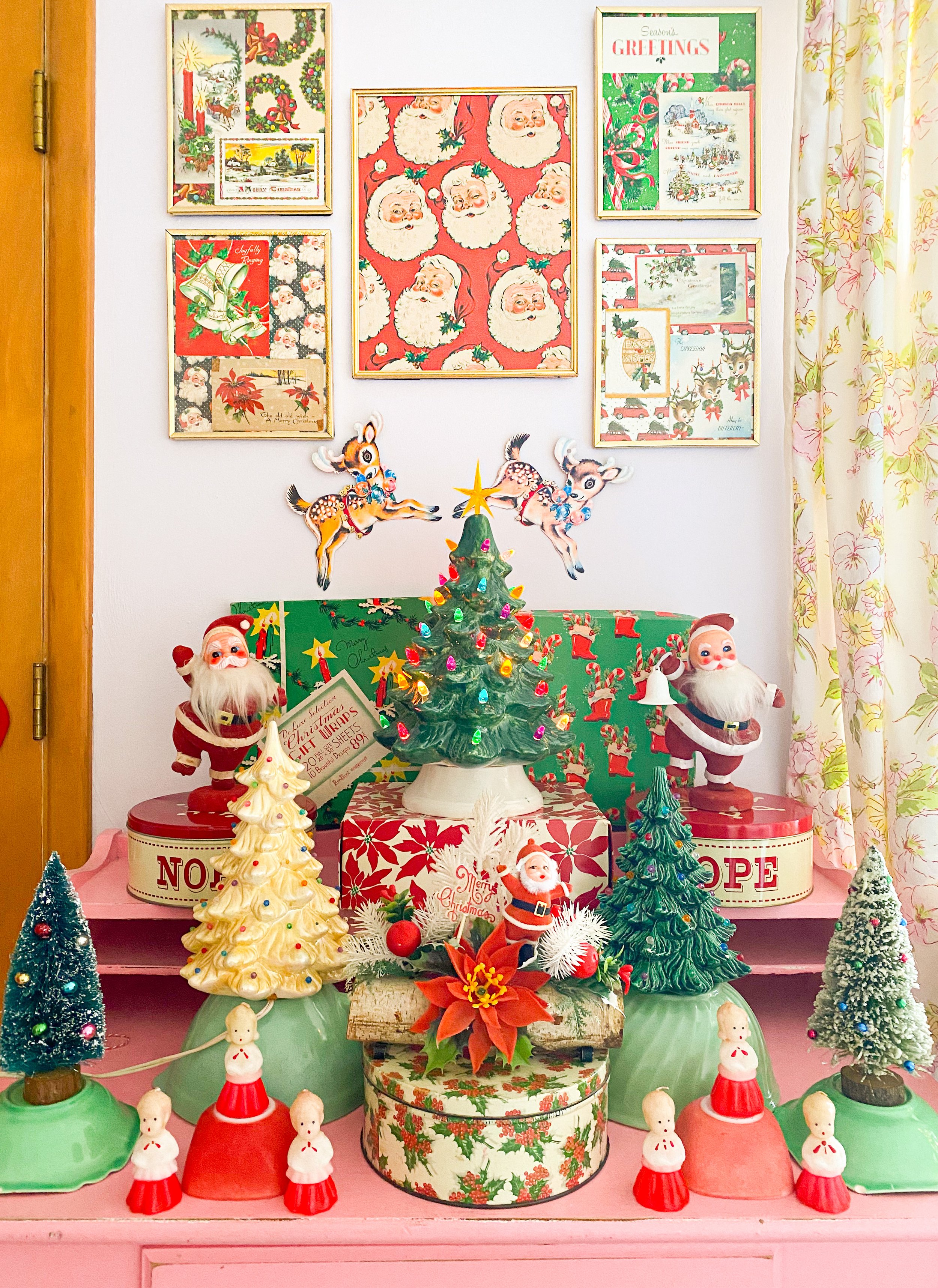Vintage 1950s Kitsch Christmas Home Decor - Retro 1950s Decor Inspiration —  Emily Retro - Vintage and DIY Home Design