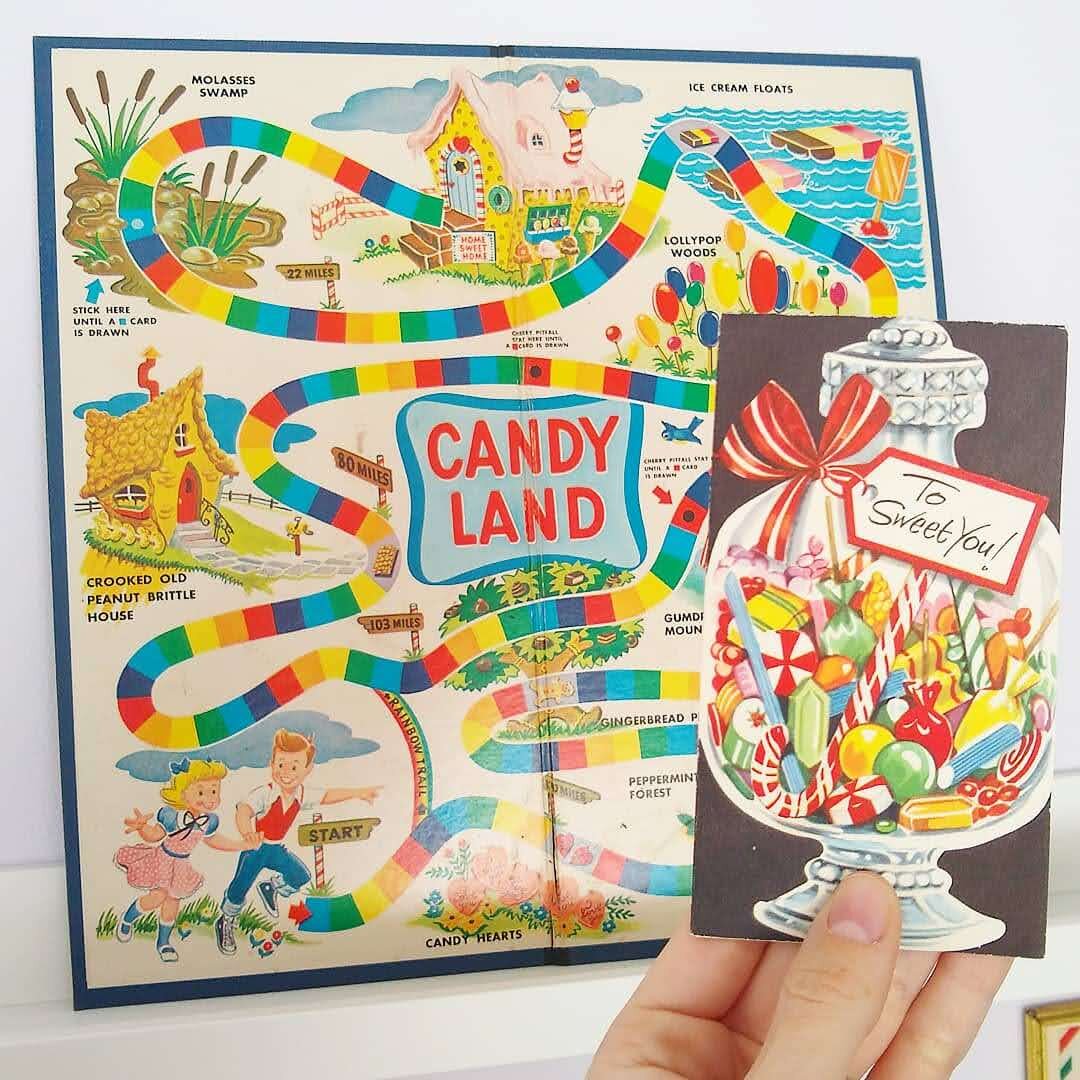 Retro Candyland Board Game
