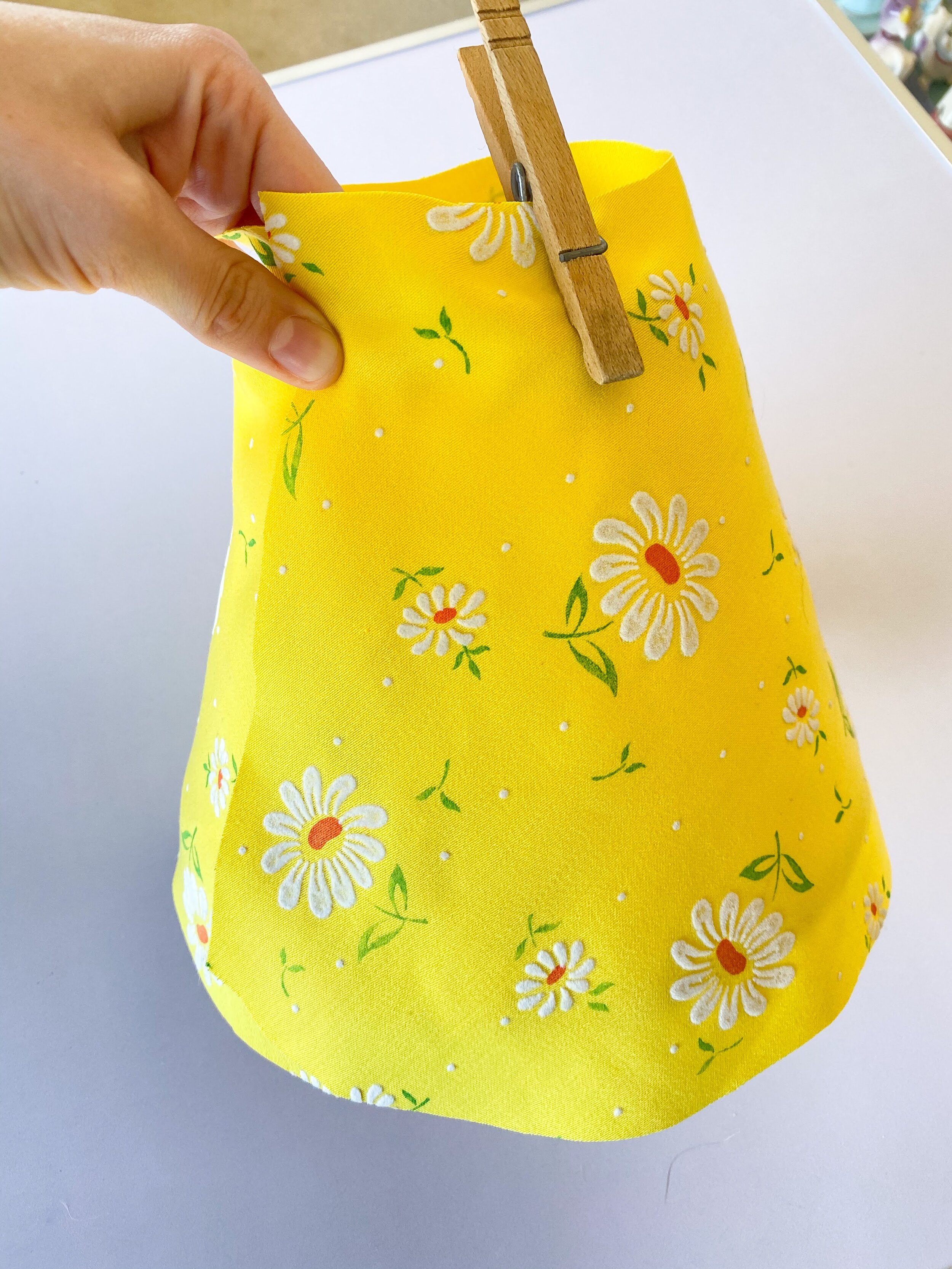 Cover and Lampshade with Retro Fabric