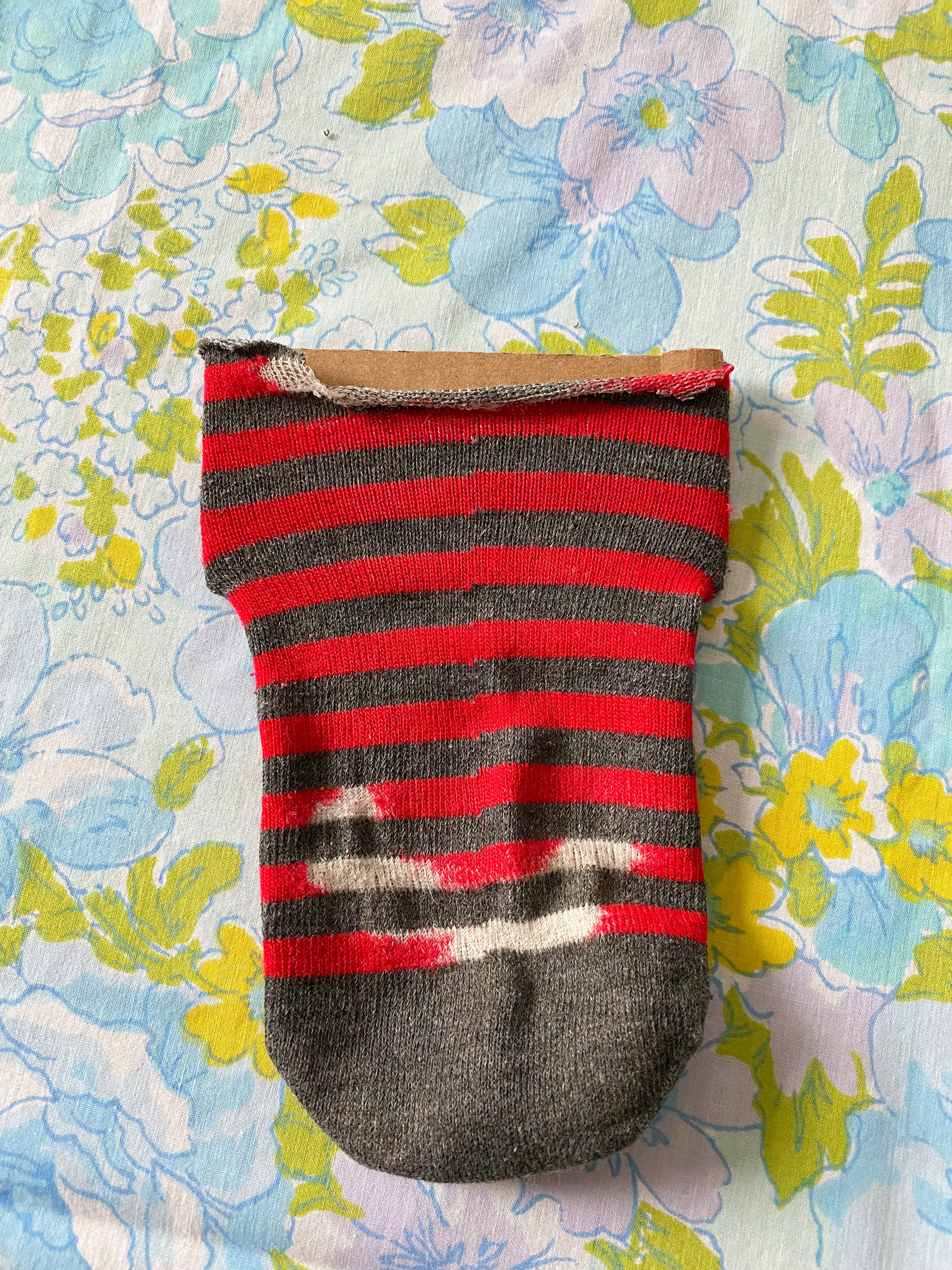 Upcycle sock craft project