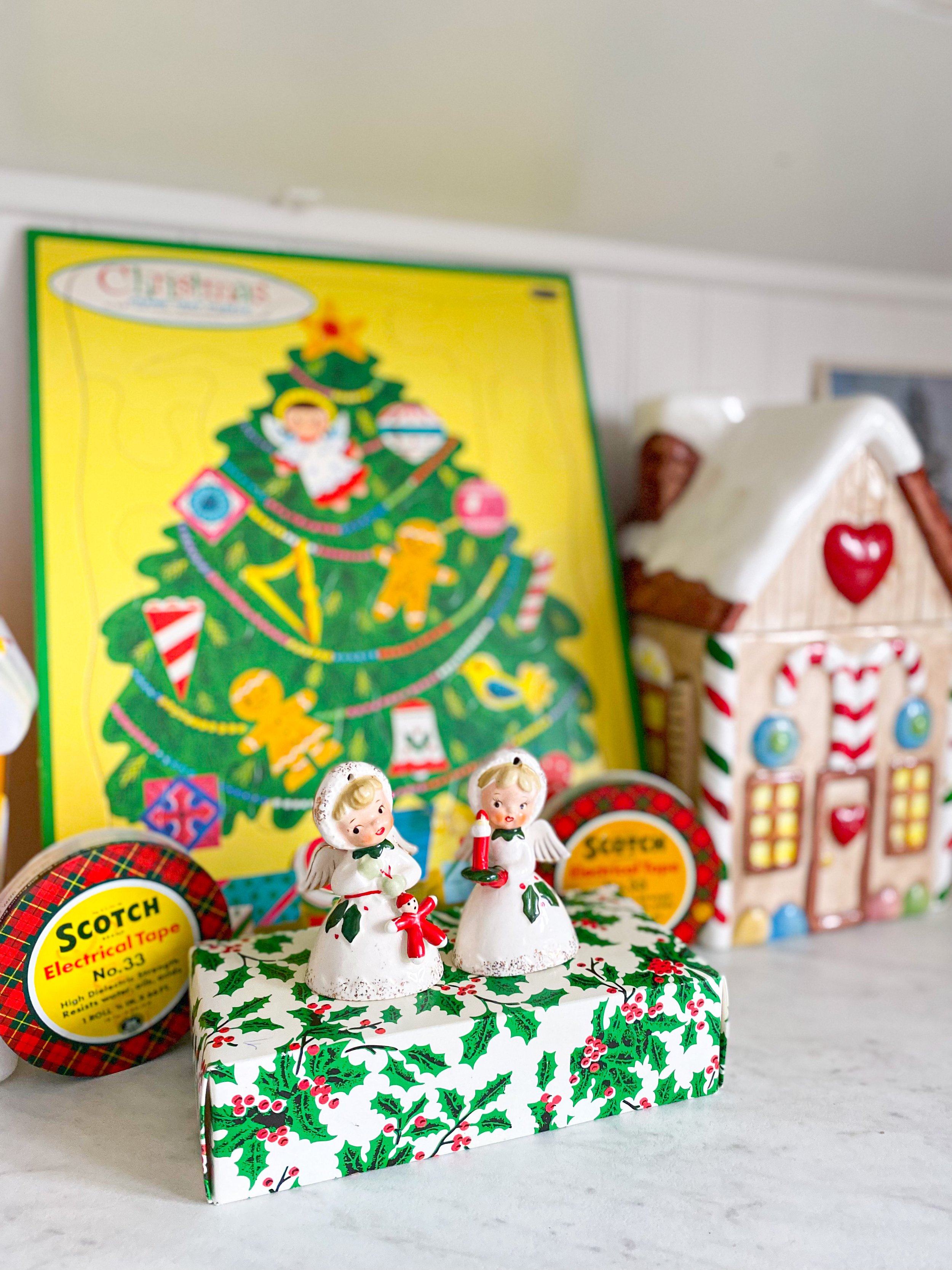 Vintage 1950s Christmas collectibles