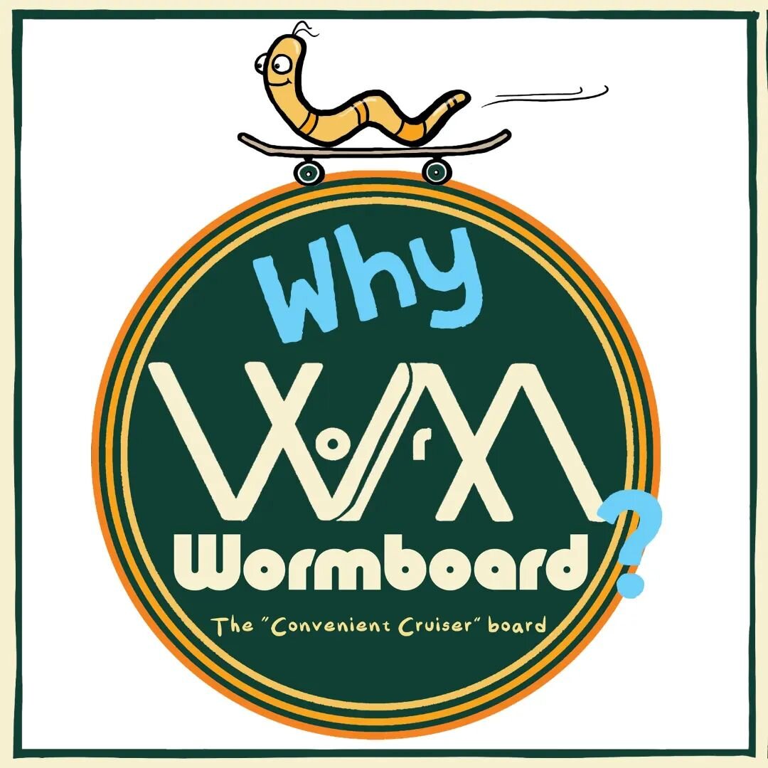 So many reasons to wormboard! 
Learn about our unique skateboard design. You'll love the fast, smooth cruise thanks to our friends at @cadillacwheels and @madridskateboards! 
Buy one today! Link in bio...