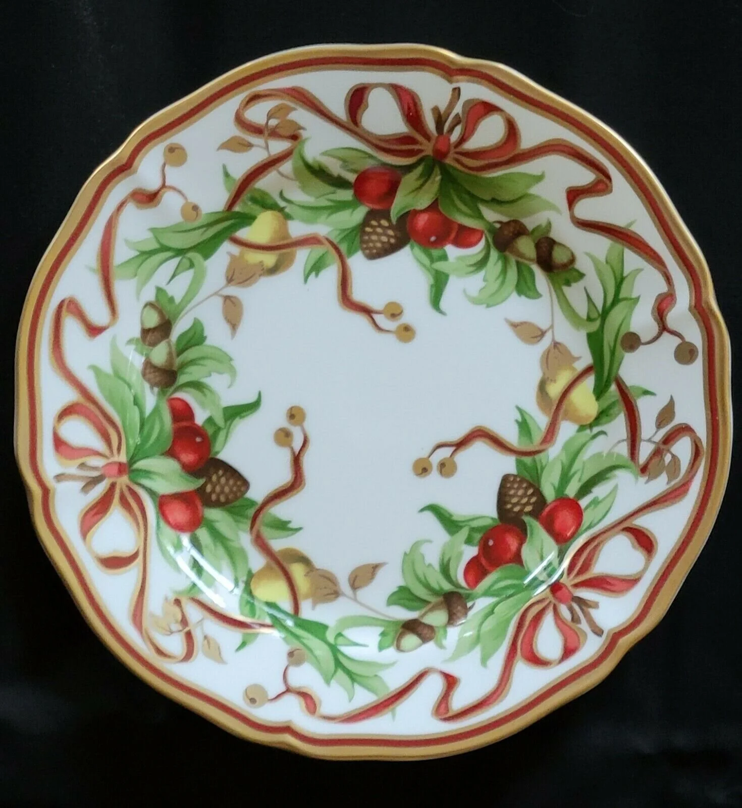 Gorgeous Tiffany & Co., Tiffany Holiday Garland, Set of 4 Dessert 
