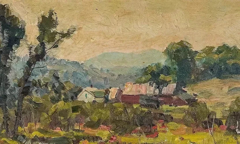 Thomas Curtin Bakersfield VT Farm Painting 2.jpeg