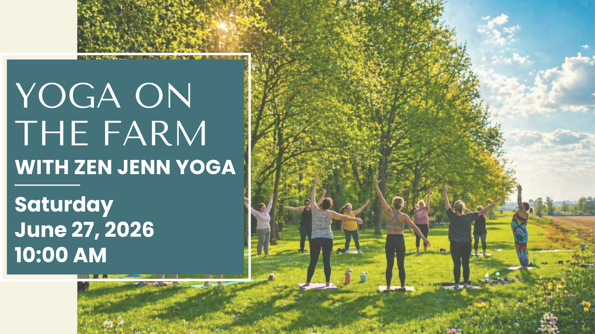 Yoga on the Farm with Zen Jenn Yoga