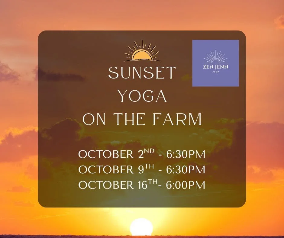 Sunset Yoga on the Farm 
