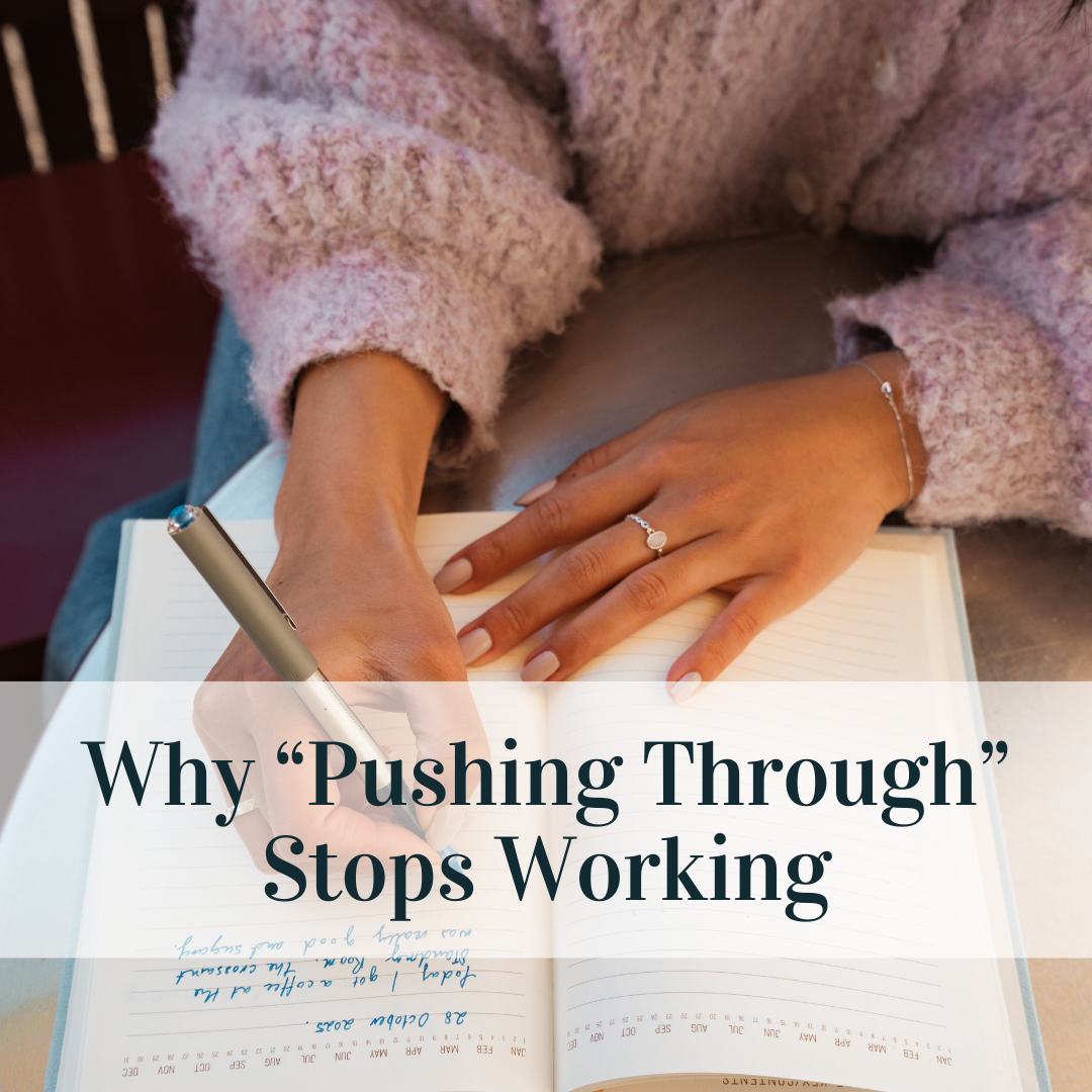 Why “Pushing Through” Stops Working