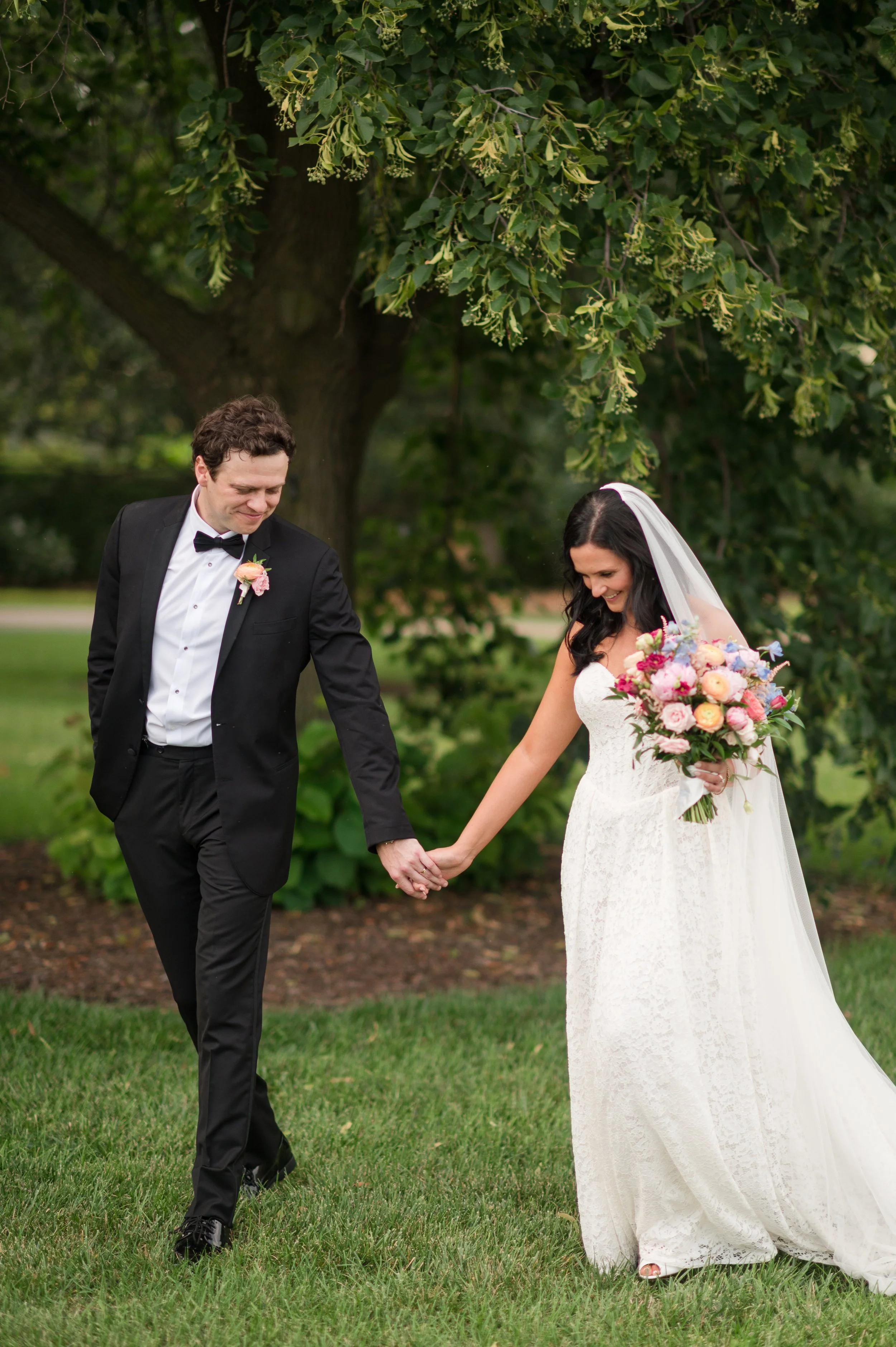 A Romantic Garden Wedding at The Morton Arboretum
