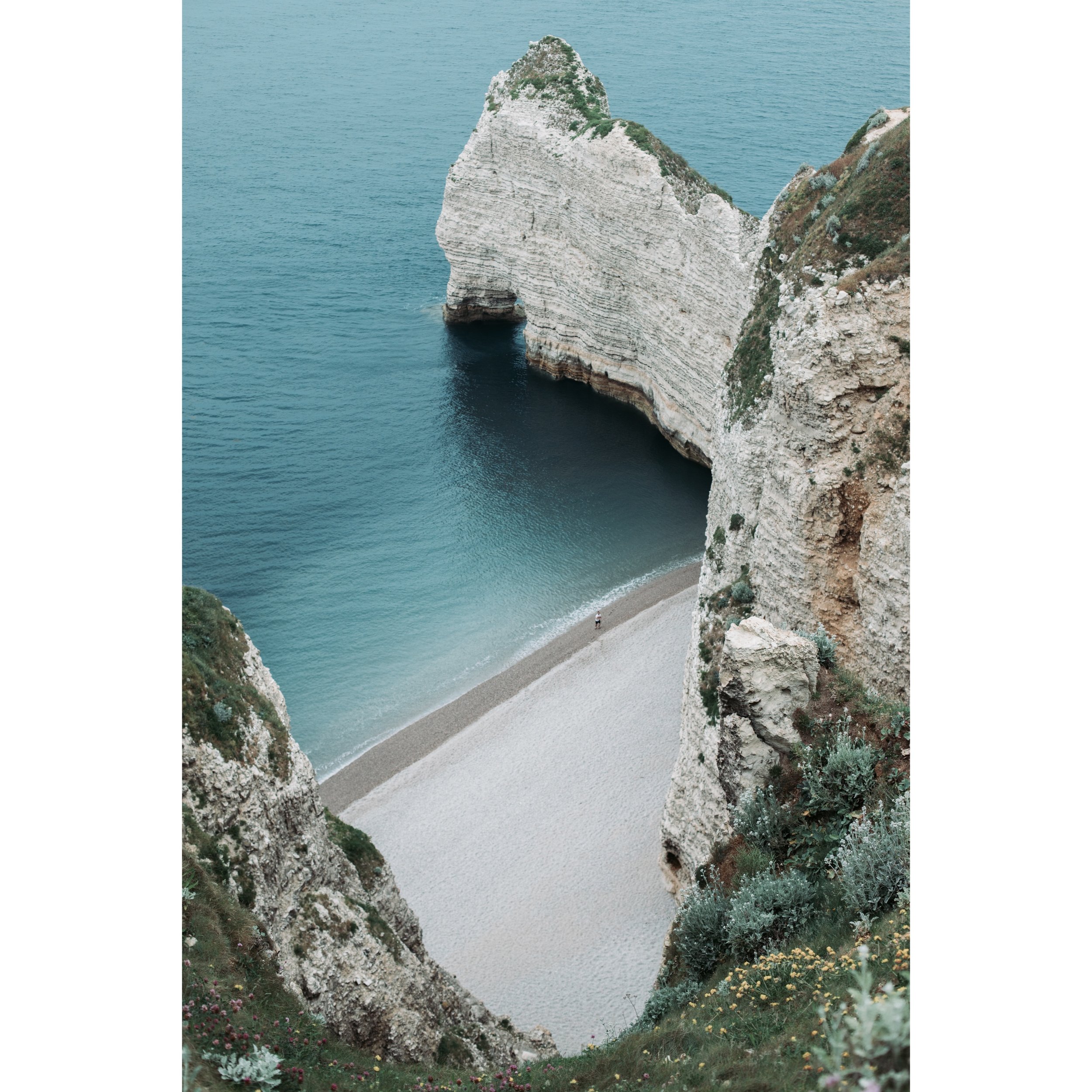 LES FALAISES DE CRAIE - TIRAGE D’ART