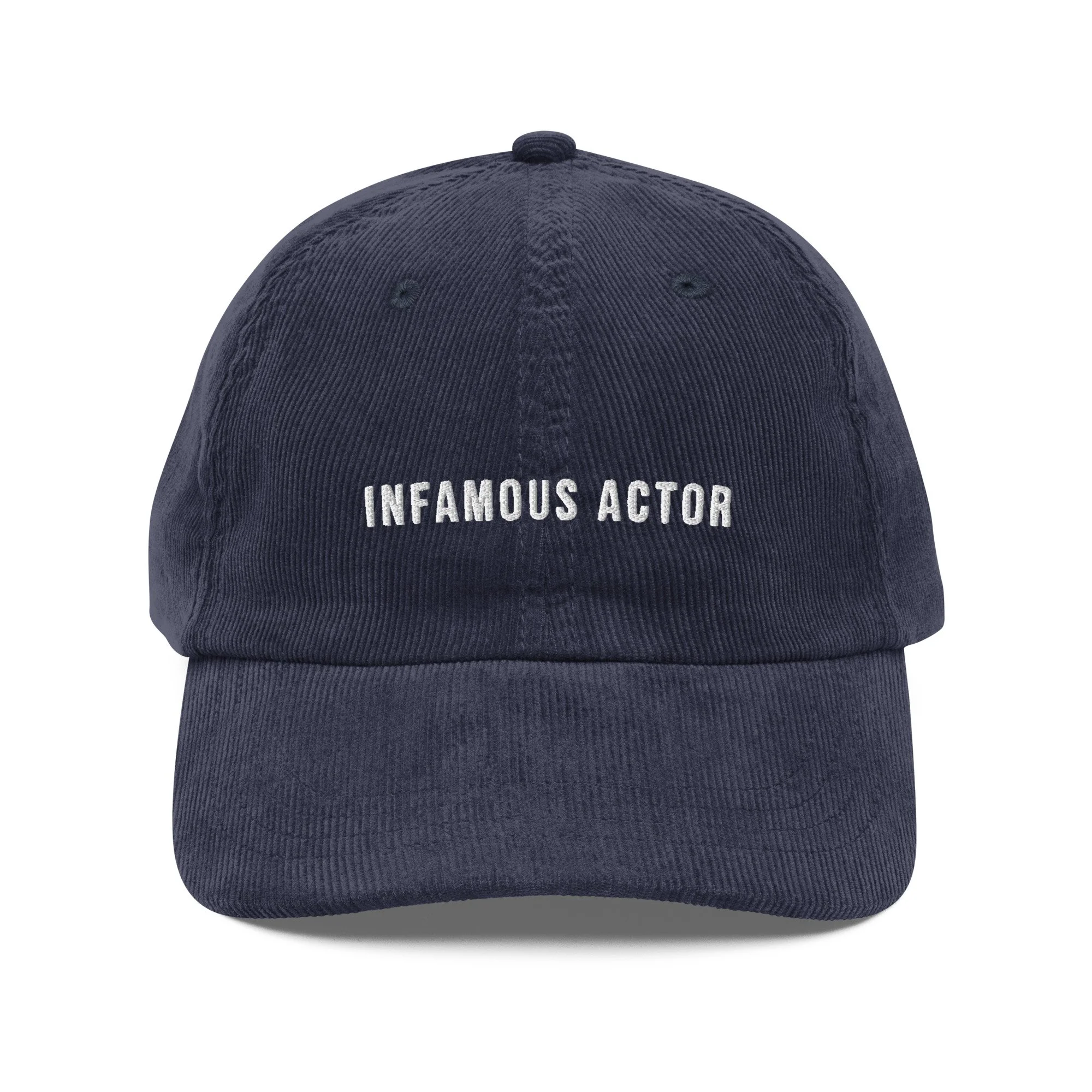 Infamous Actor Corduroy Cap