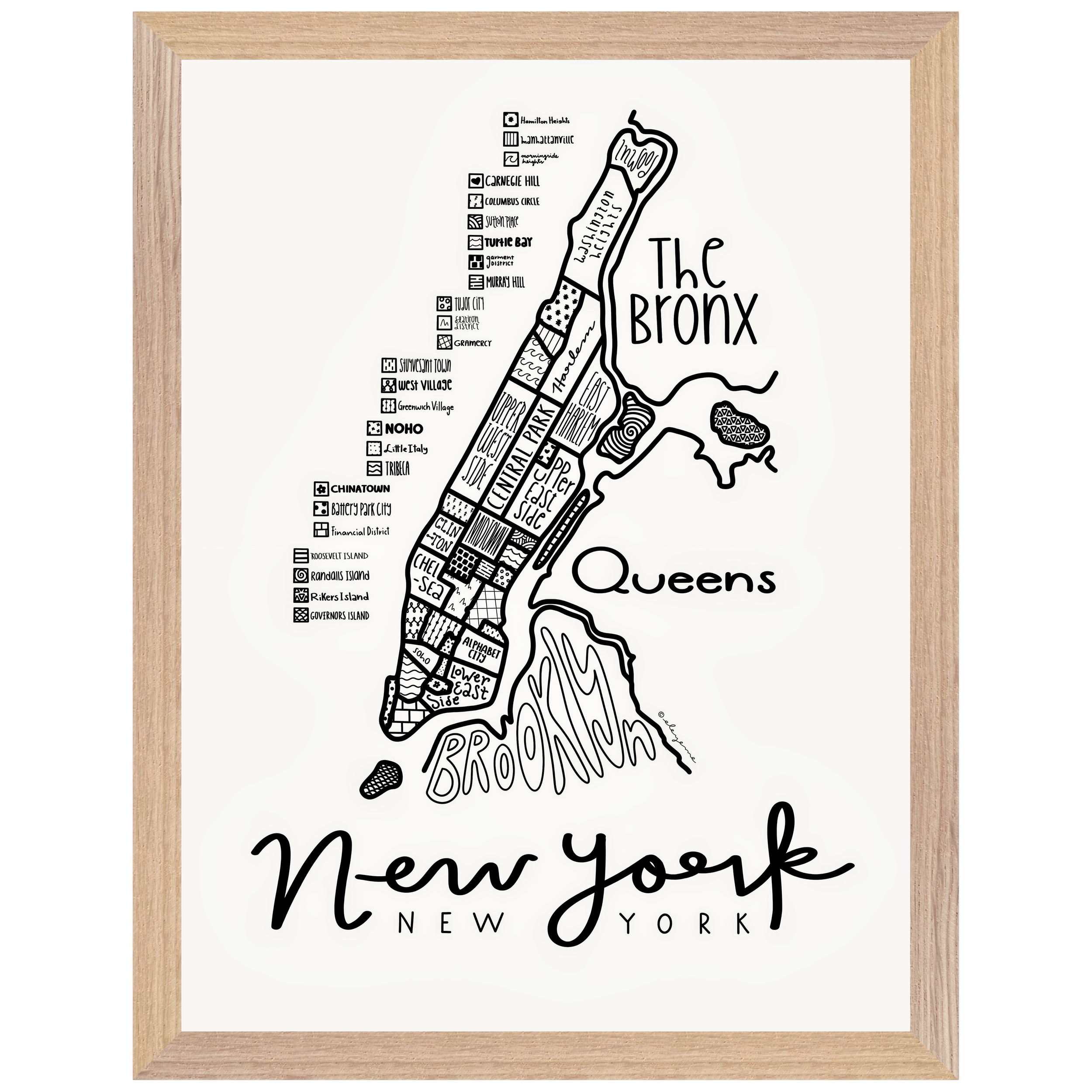 New York Illustrated Map